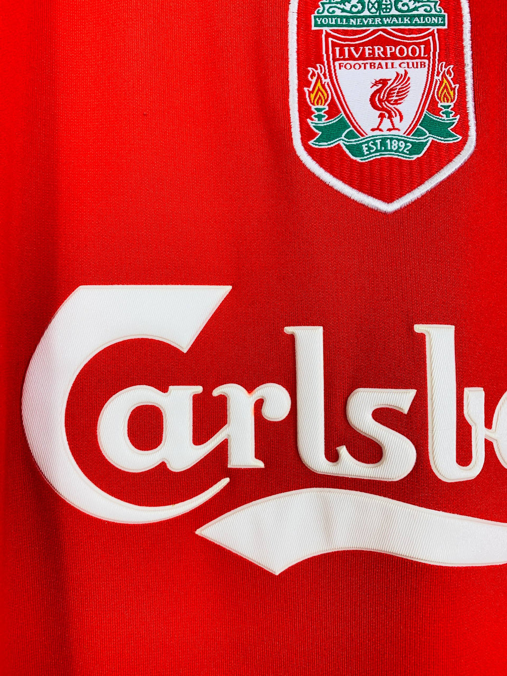 LIVERPOOL 2002/2004 HOME SHIRT #17 GERRARD [L]