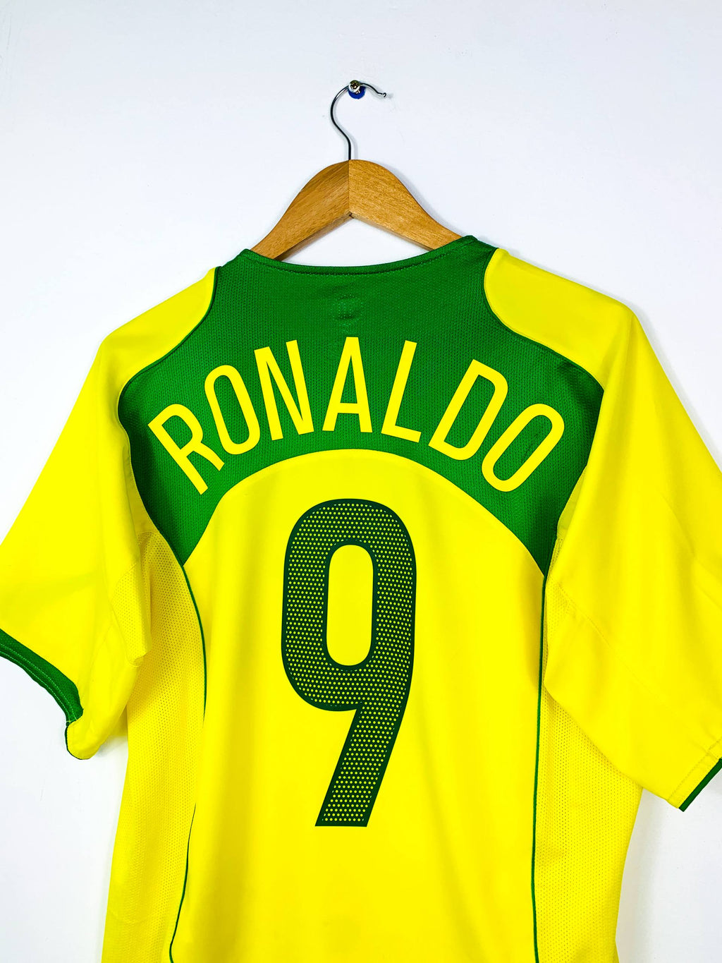 BRAZIL 2004/2006 HOME SHIRT #9 RONALDO [M]