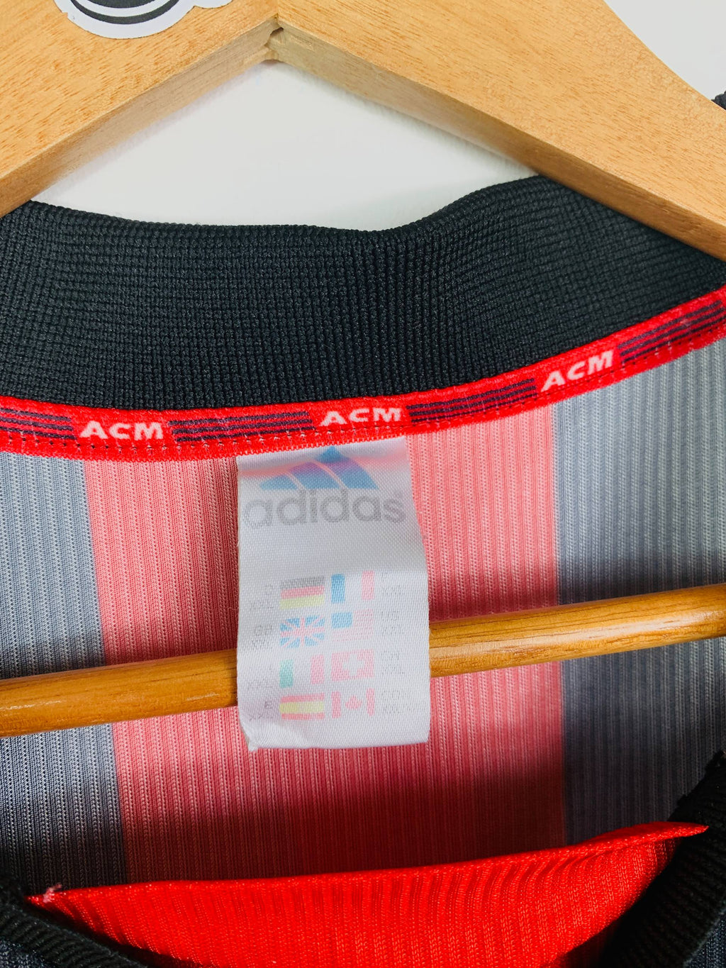AC MILAN 1998/2000 HOME SHIRT #3 MALDINI [XXL]