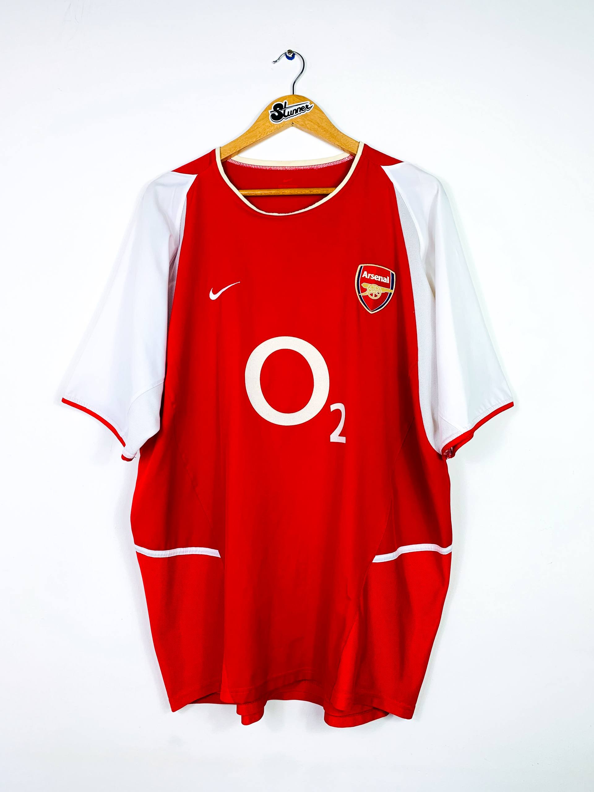 ARSENAL 2002/2004 HOME SHIRT #4 VIEIRA [XL/XXL]