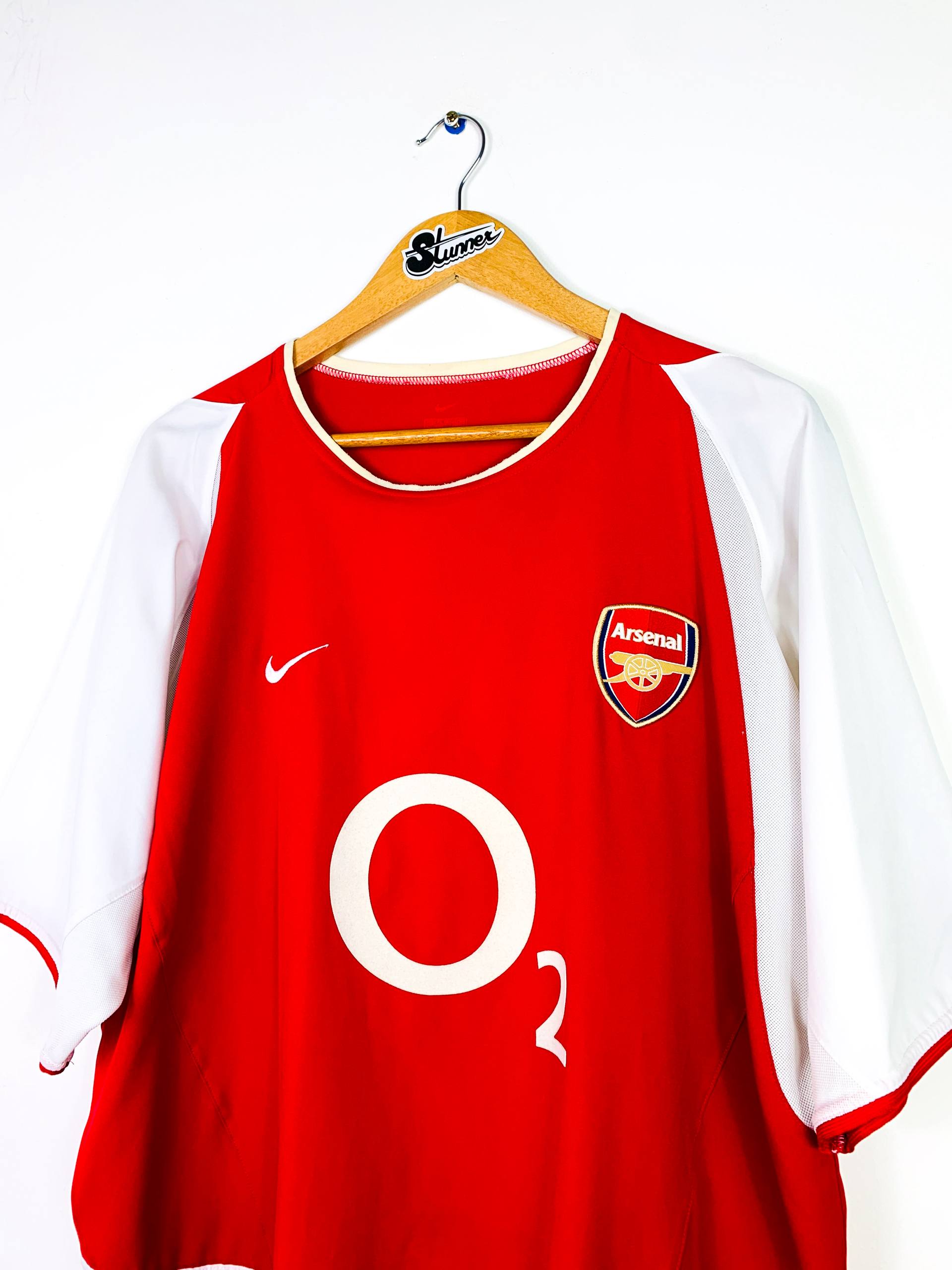ARSENAL 2002/2004 HOME SHIRT #4 VIEIRA [XL/XXL]