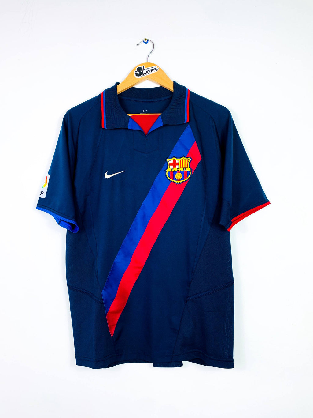 BARCELONA 2002/2004 AWAY SHIRT #6 XAVI [S/M]