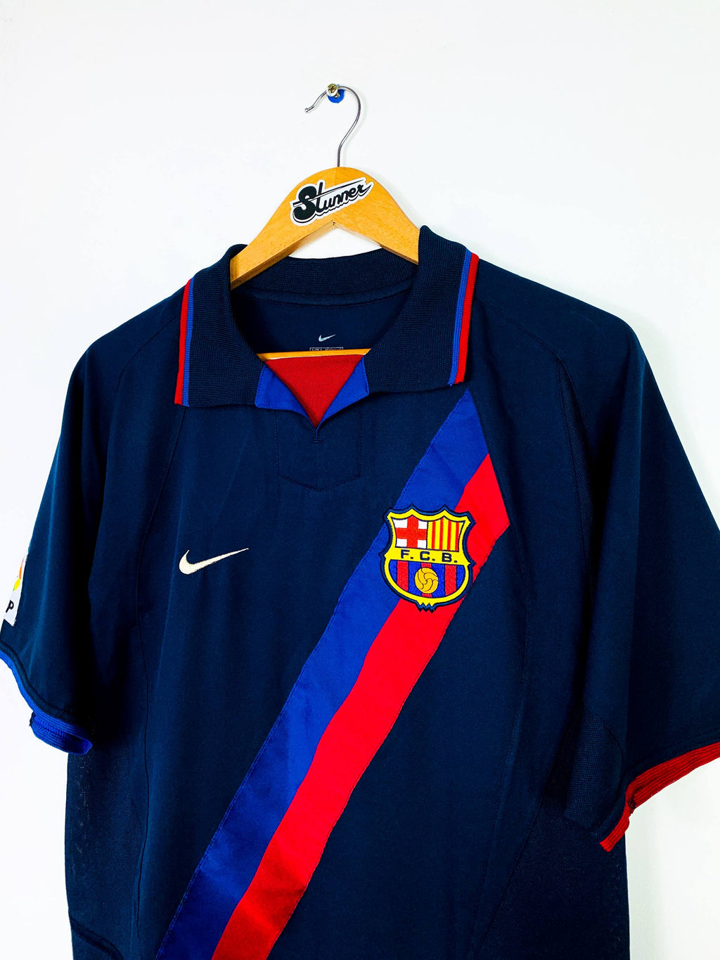 BARCELONA 2002/2004 AWAY SHIRT #6 XAVI [S/M]