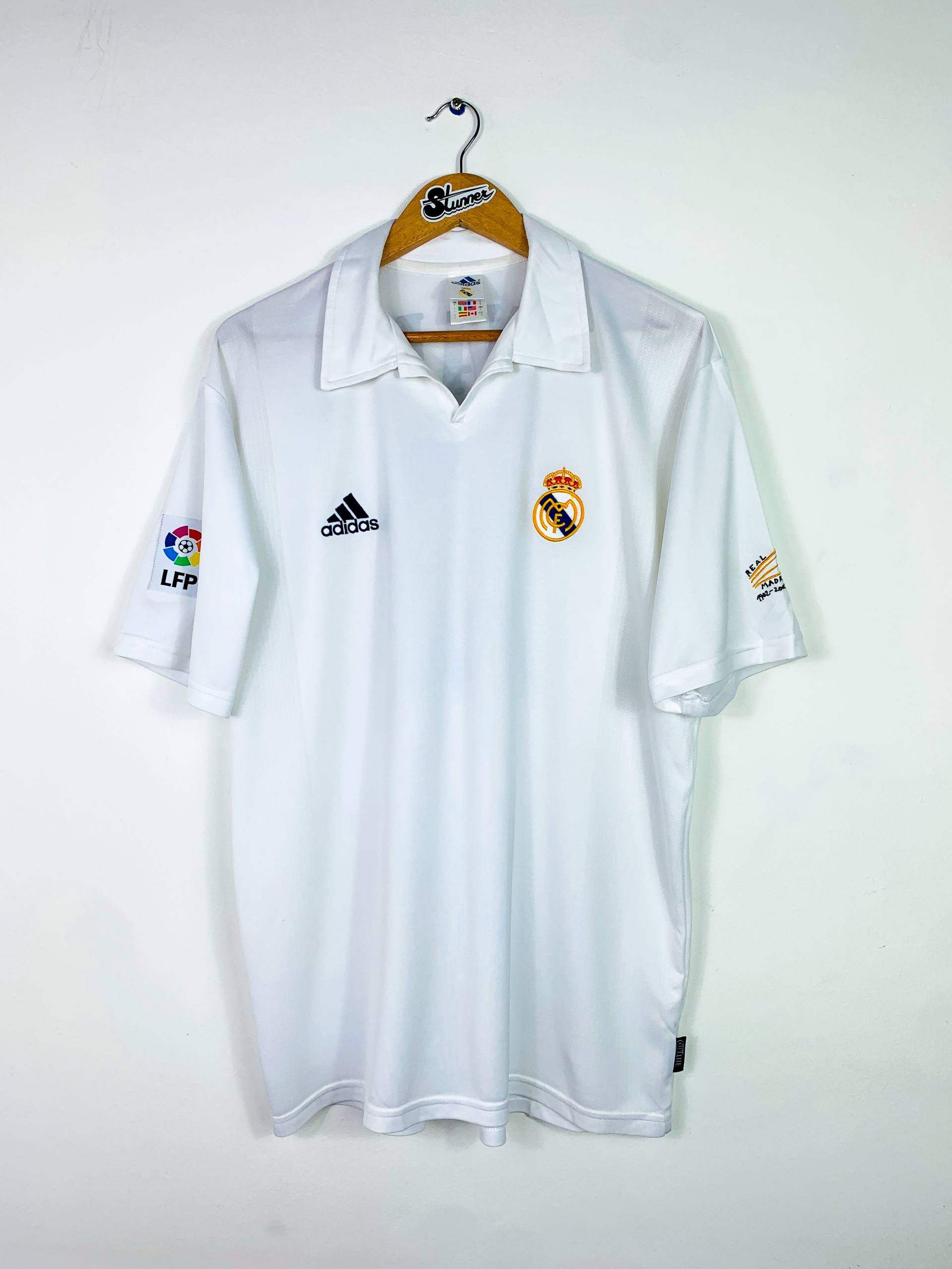REAL MADRID 2002/2003 *CENTENARY* HOME SHIRT #11 RONALDO [L]