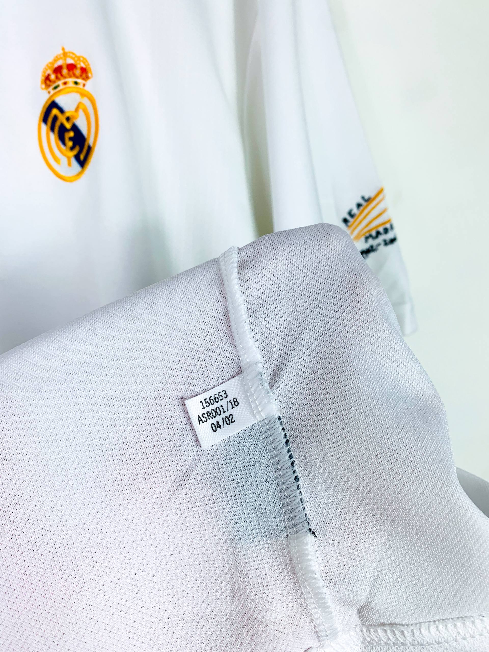 REAL MADRID 2002/2003 *CENTENARY* HOME SHIRT #11 RONALDO [L]