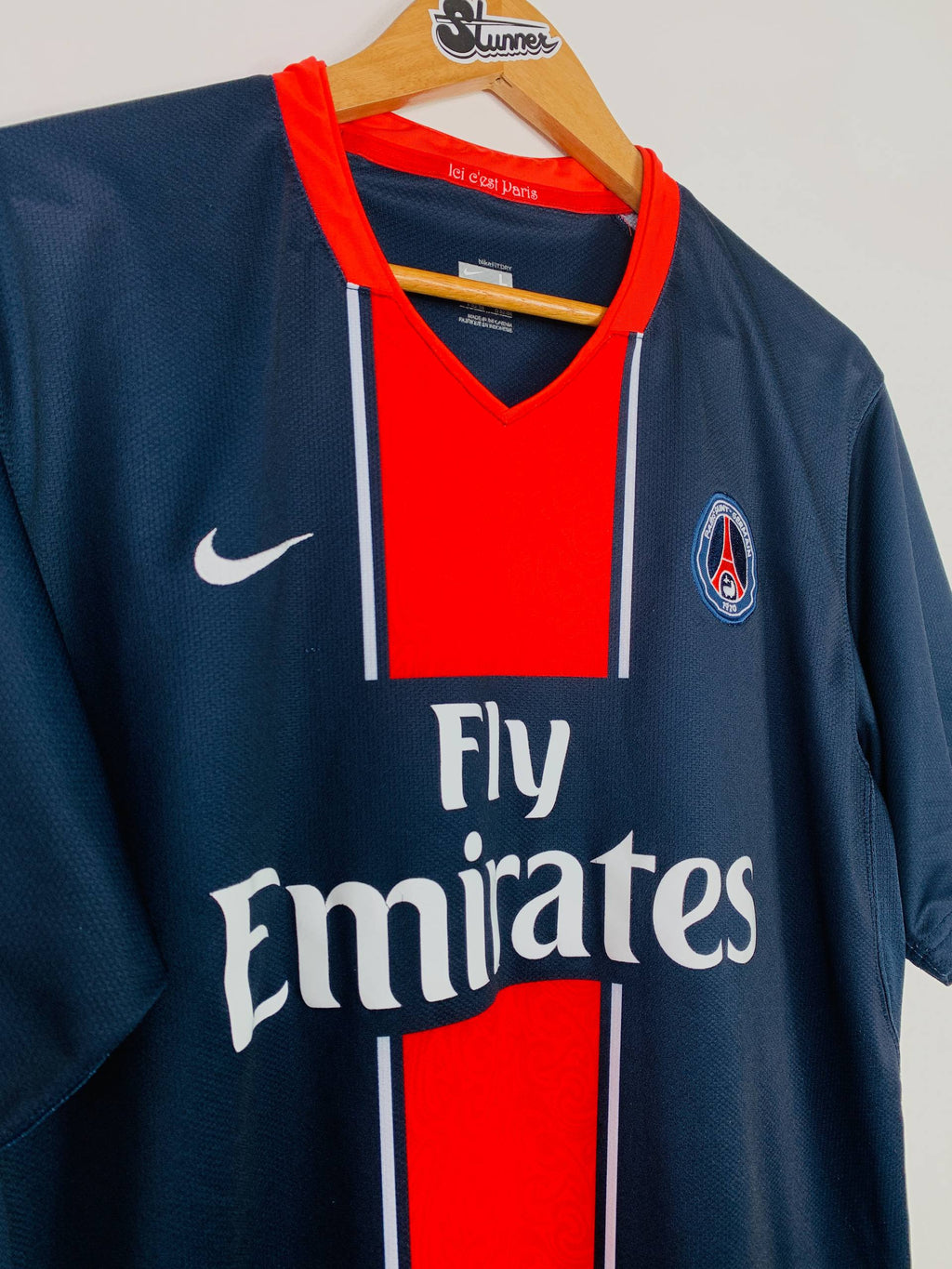 PSG 2007/2008 HOME SHIRT #9 PAULETA [L]