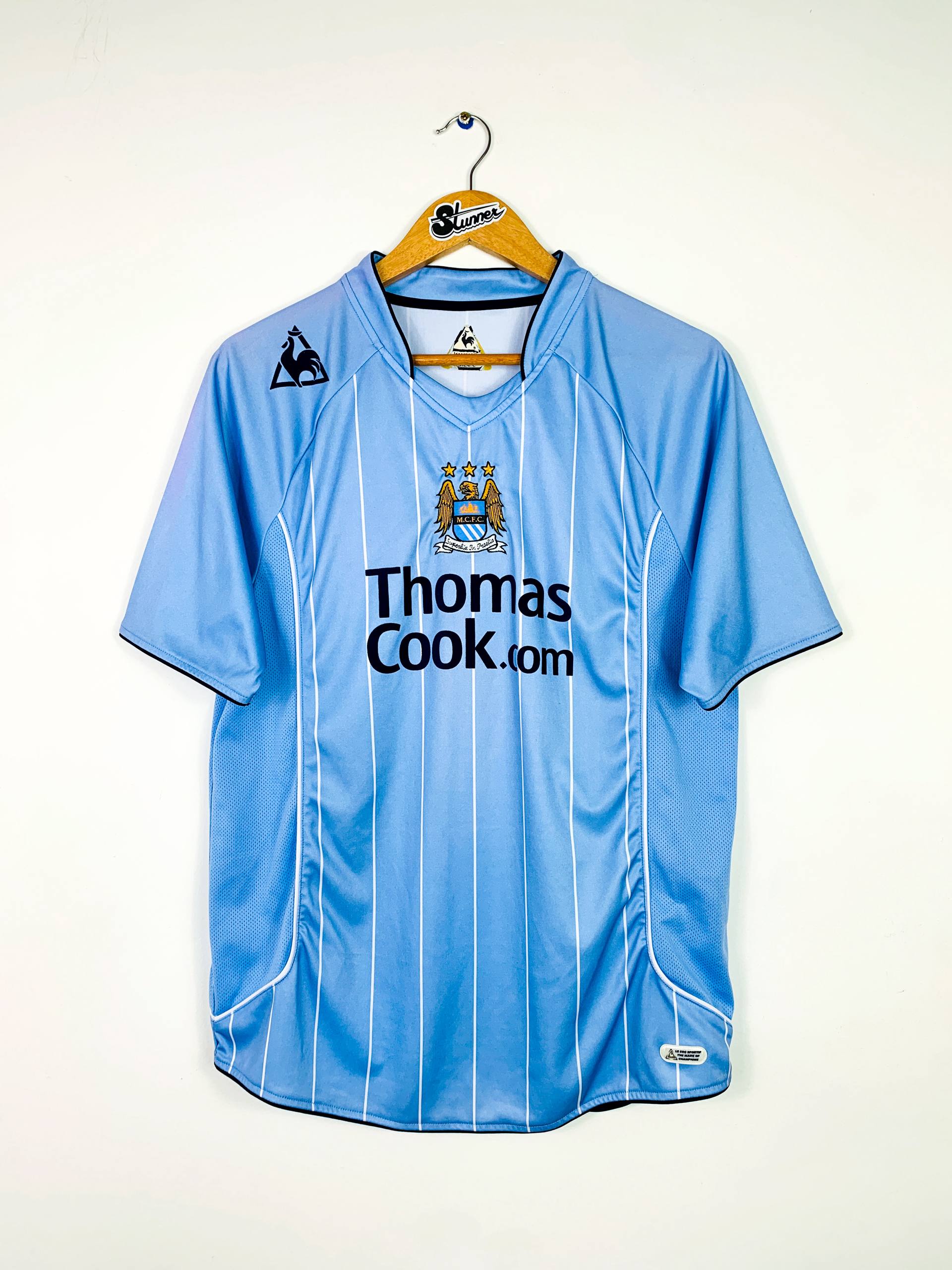 MANCHESTER CITY 2007/2008 HOME SHIRT #11 ELANO [L]