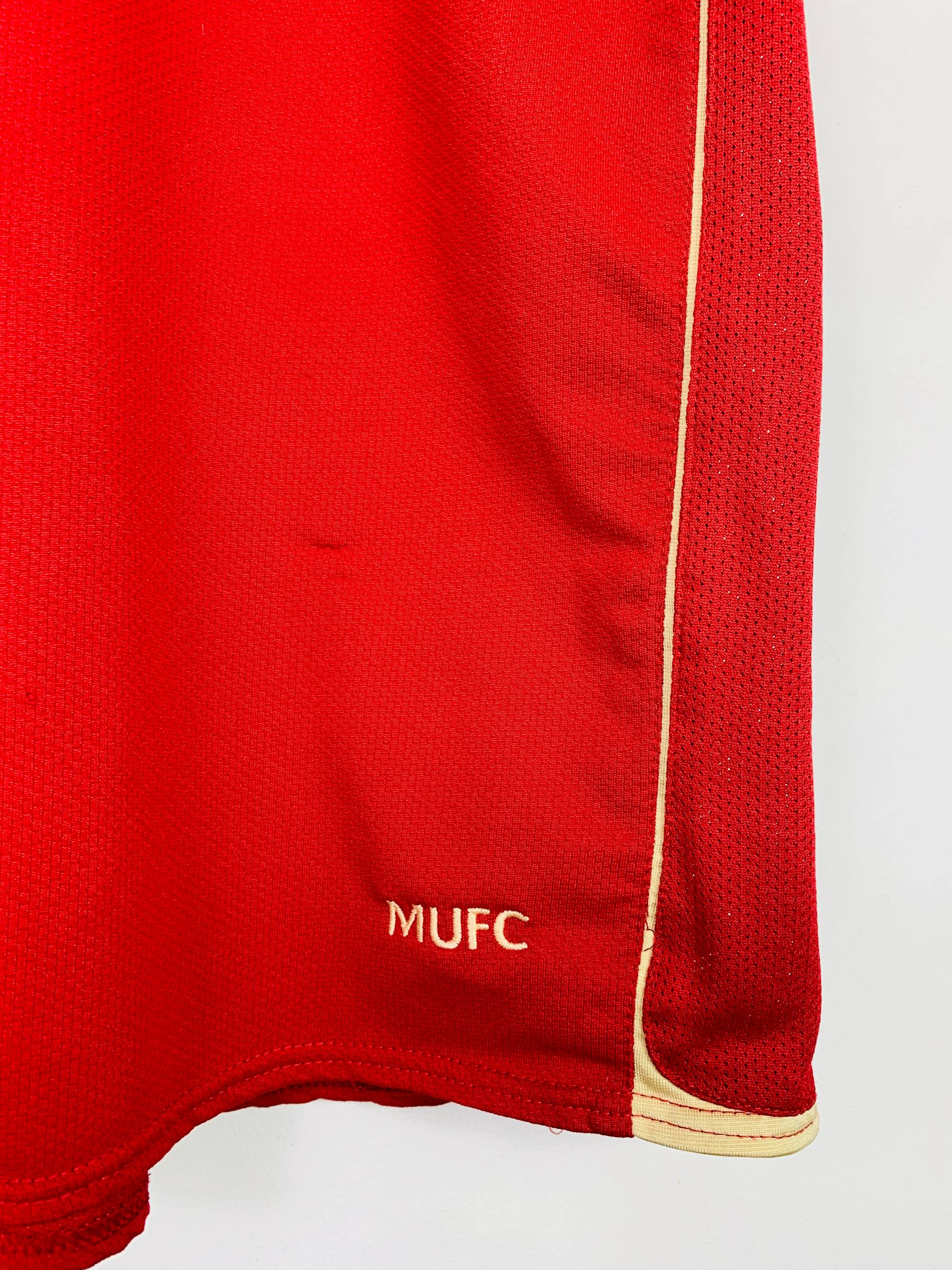 MANCHESTER UNITED 2006/2007 HOME SHIRT #7 RONALDO [XL]