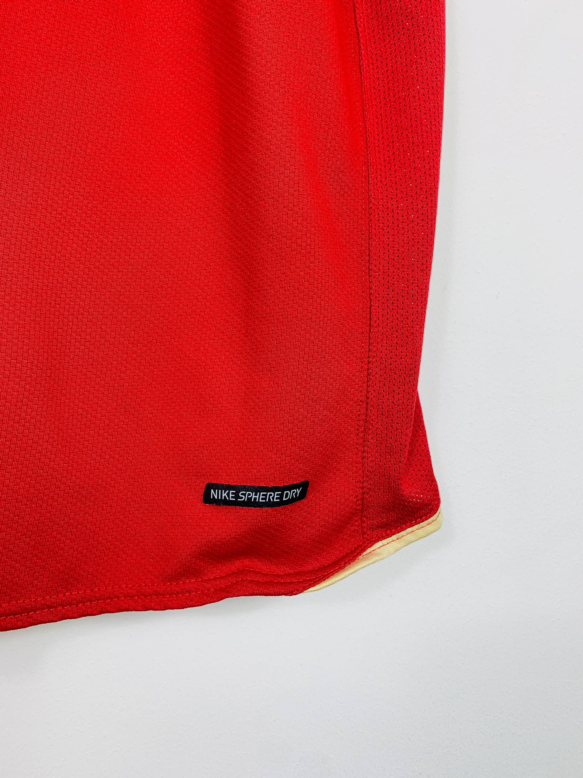 MANCHESTER UNITED 2006/2007 HOME SHIRT #7 RONALDO [XL]
