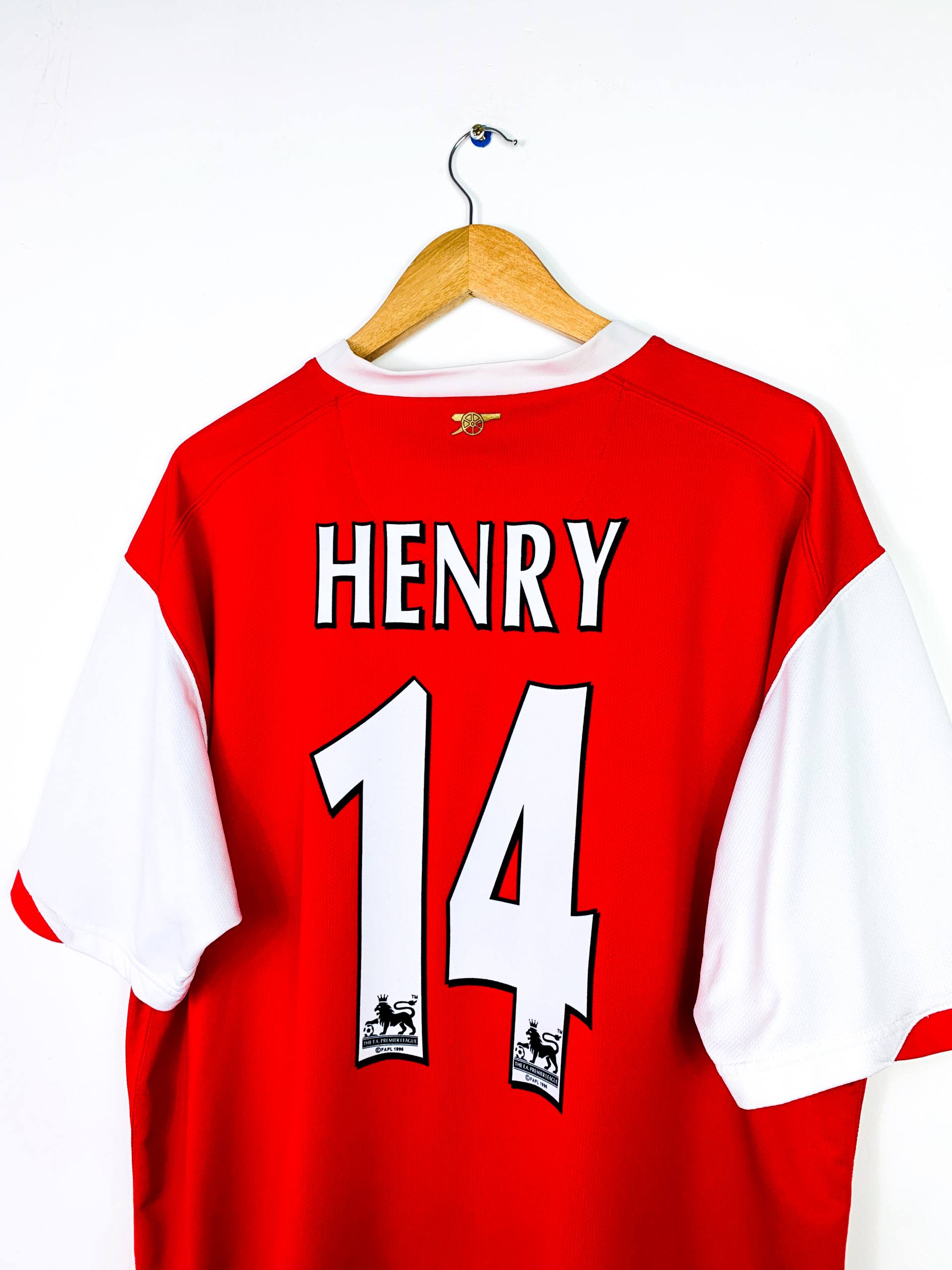 ARSENAL 2006/2008 HOME SHIRT #14 HENRY [XXL]