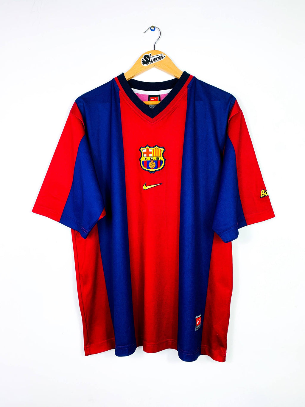BARCELONA 1998/2000 HOME SHIRT *BASIC* #4 GUARDIOLA [L]