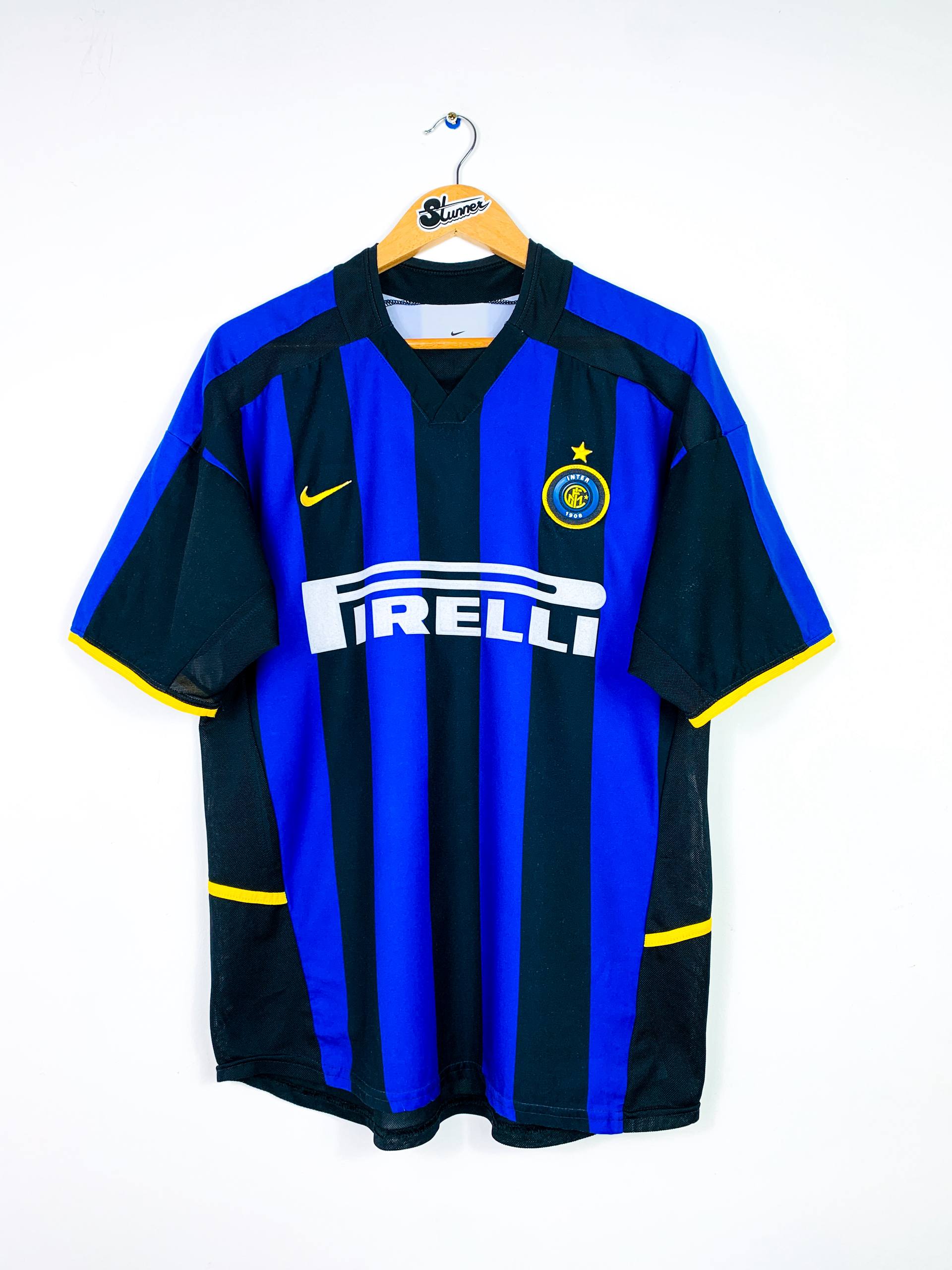 INTER MILAN 2002/2003 HOME SHIRT #19 BATISTUTA [M]