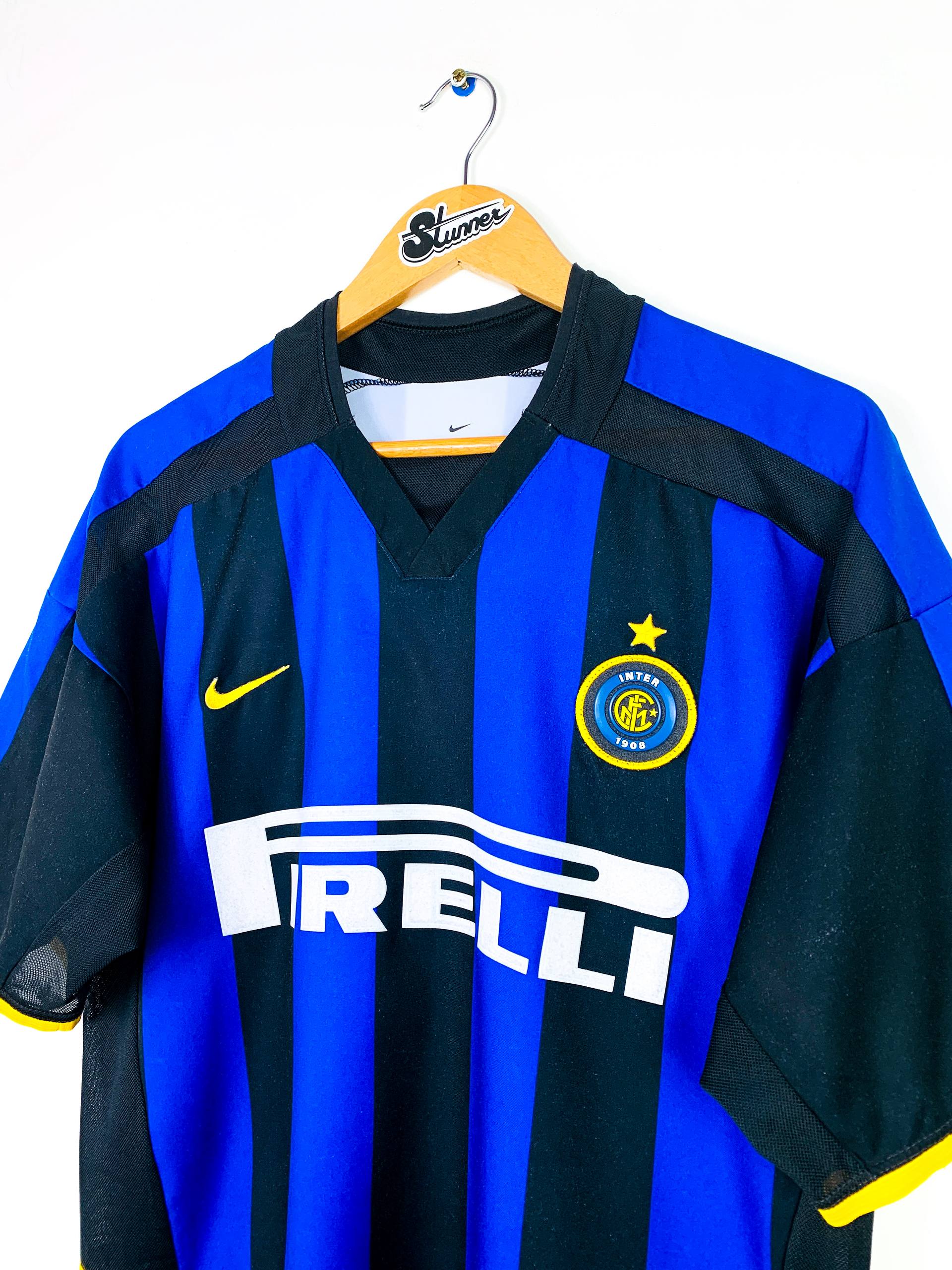 INTER MILAN 2002/2003 HOME SHIRT #19 BATISTUTA [M]