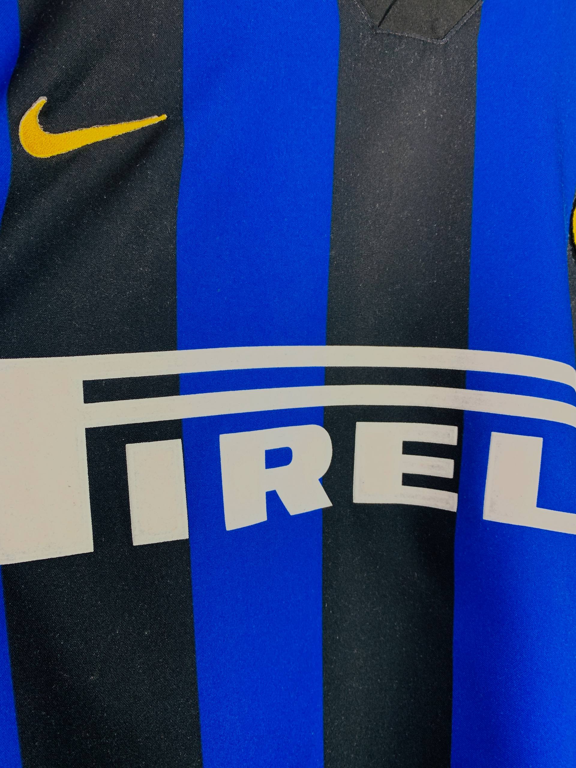 INTER MILAN 2002/2003 HOME SHIRT #19 BATISTUTA [M]
