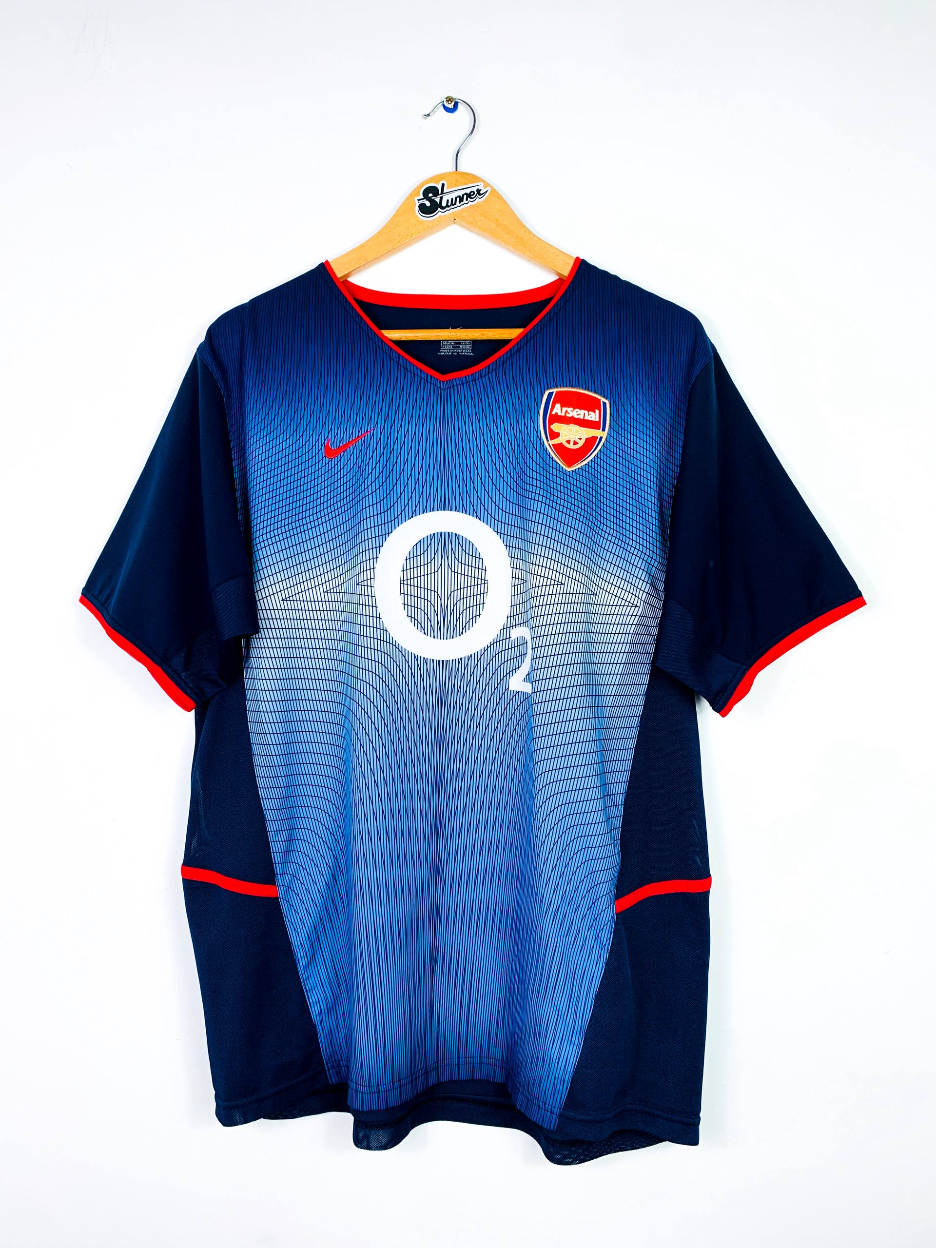ARSENAL 2002/2003 AWAY SHIRT #10 BERGKAMP [L]