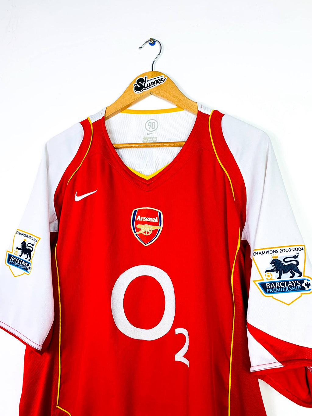 ARSENAL 2004/2005 HOME SHIRT #10 BERGKAMP [XXL]