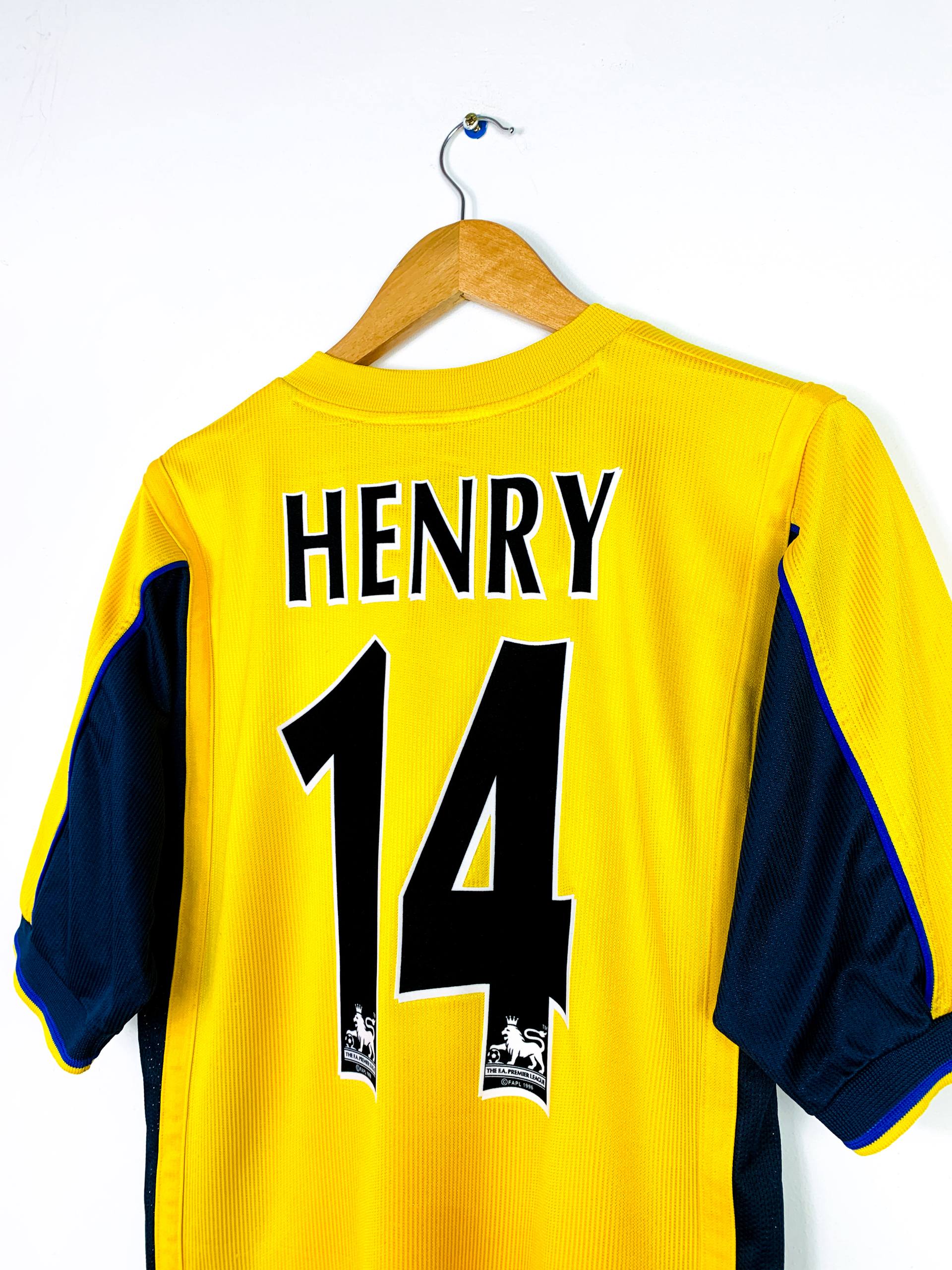 ARSENAL 1999/2001 AWAY SHIRT #14 HENRY [S]