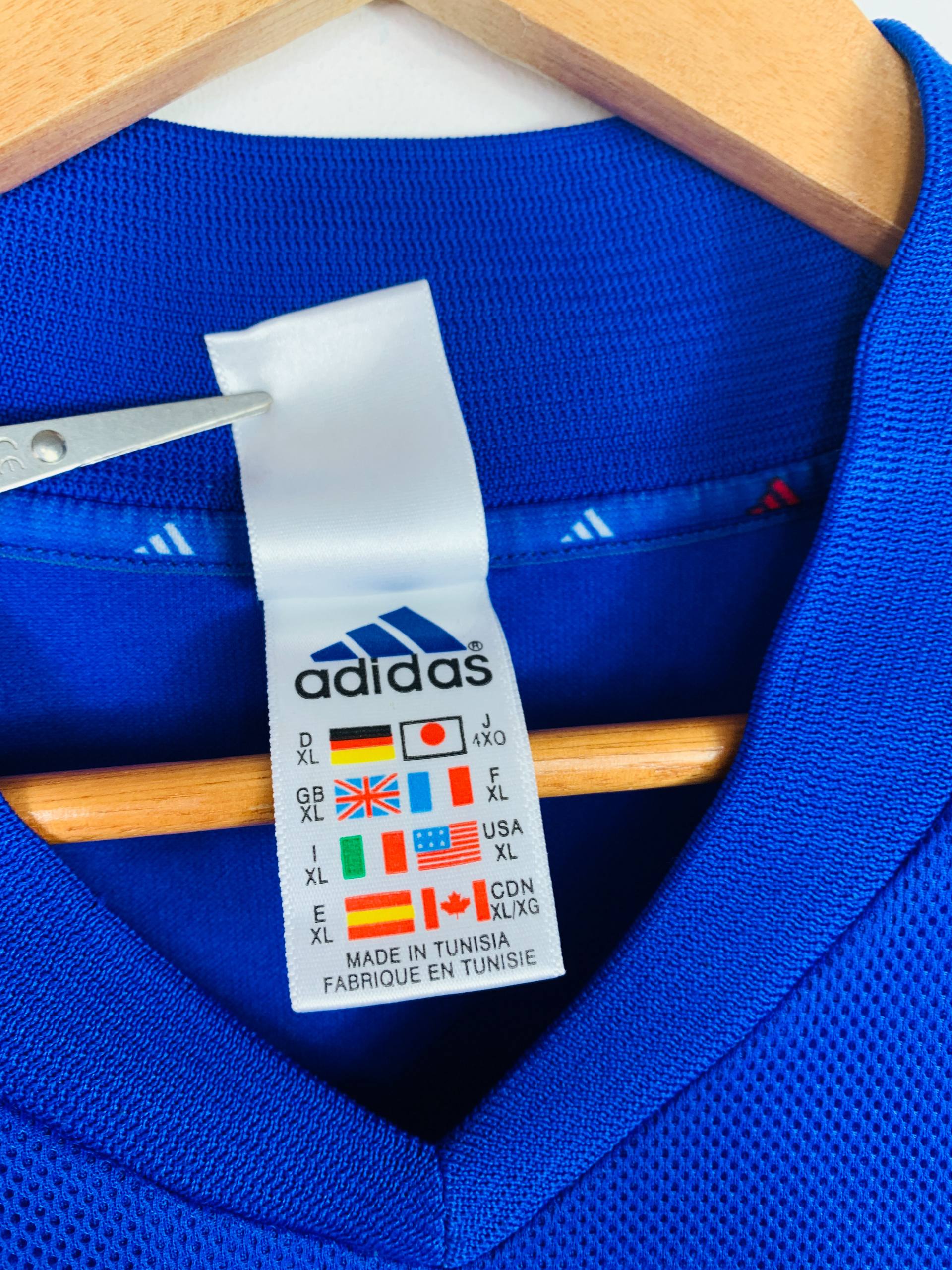 FRANCE 2002/2004 HOME SHIRT #10 ZIDANE [XL]