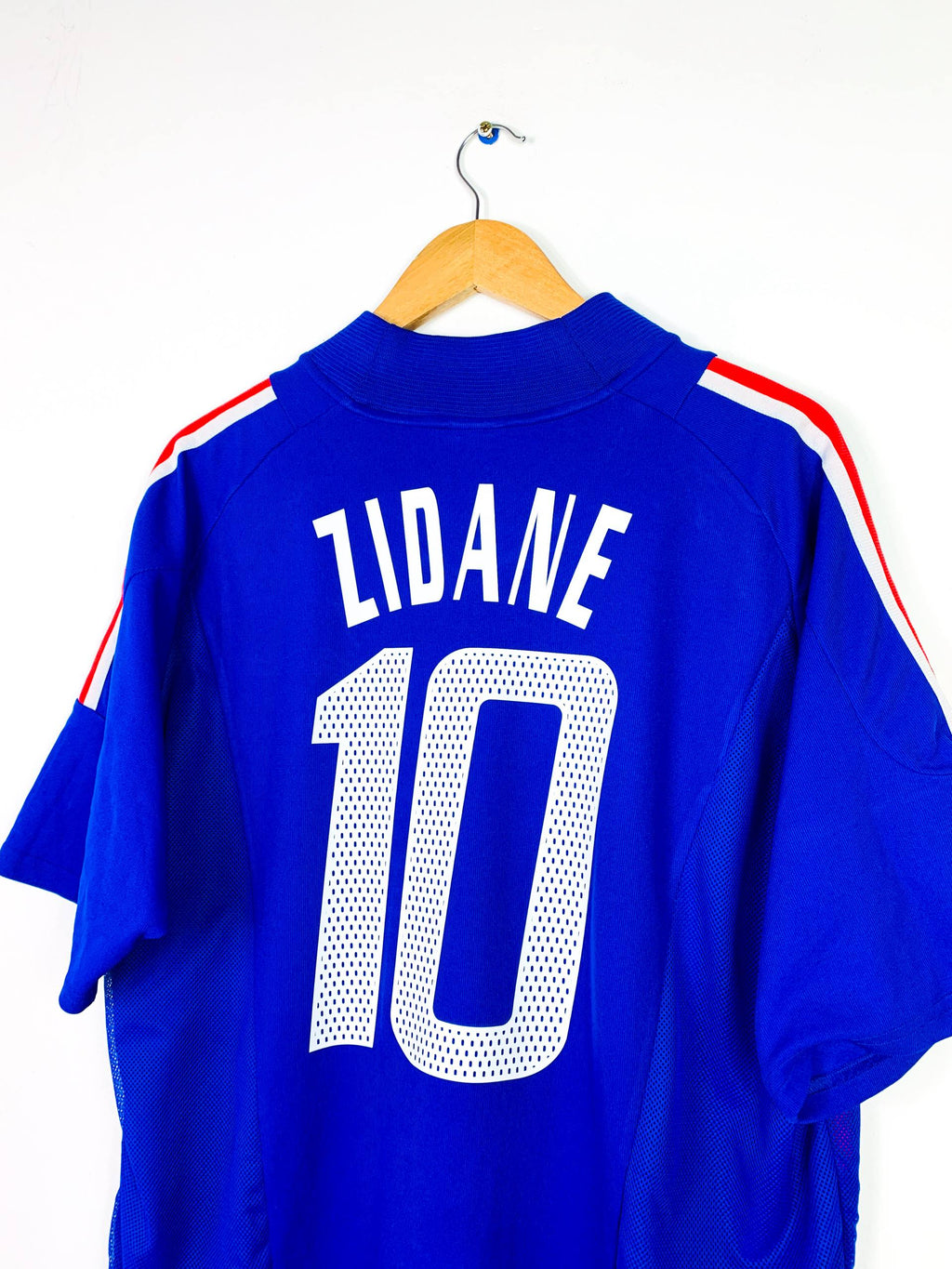 FRANCE 2002/2004 HOME SHIRT #10 ZIDANE [XL]