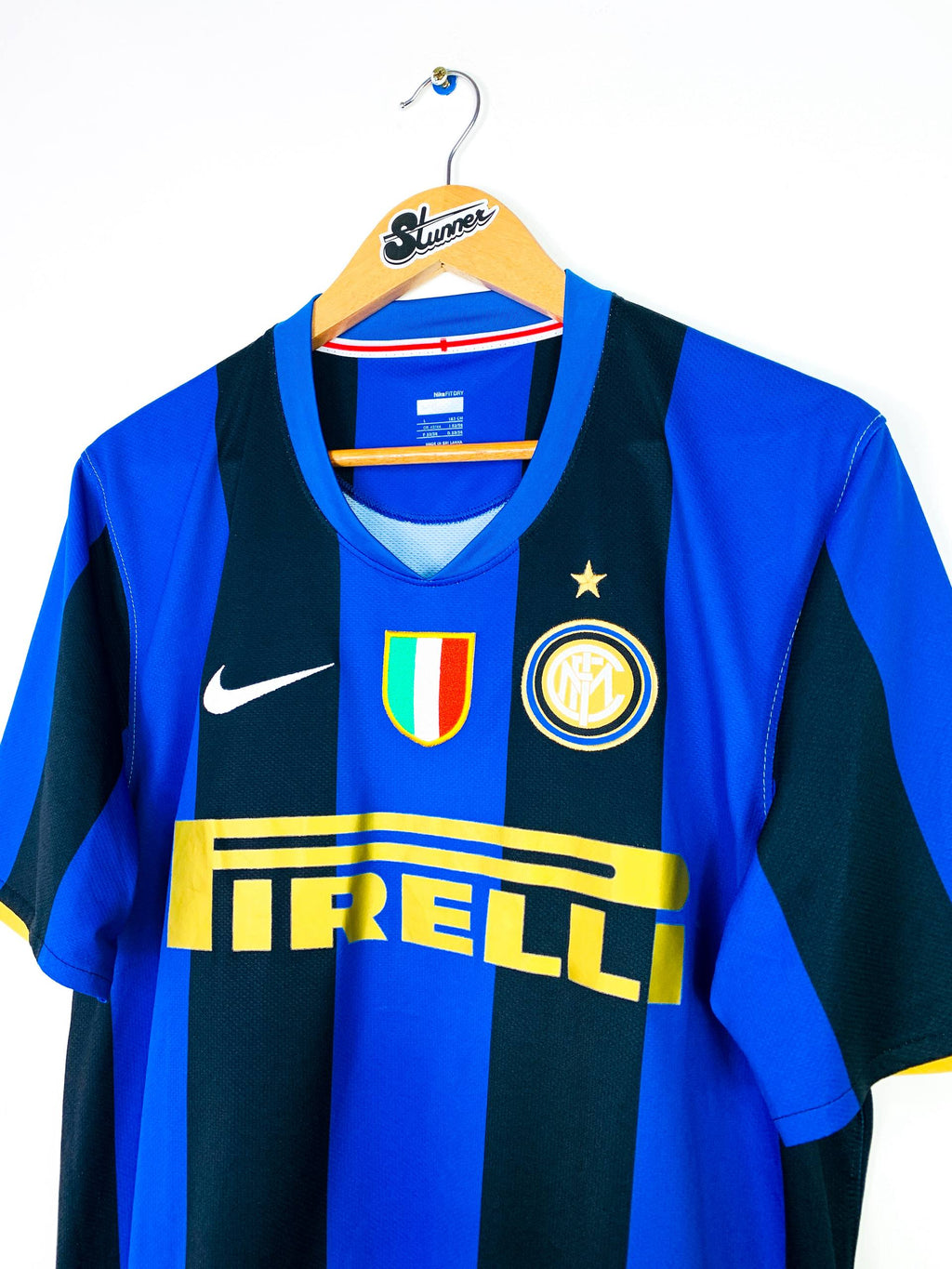 INTER MILAN 2008/2009 HOME SHIRT #10 ADRIANO [L]