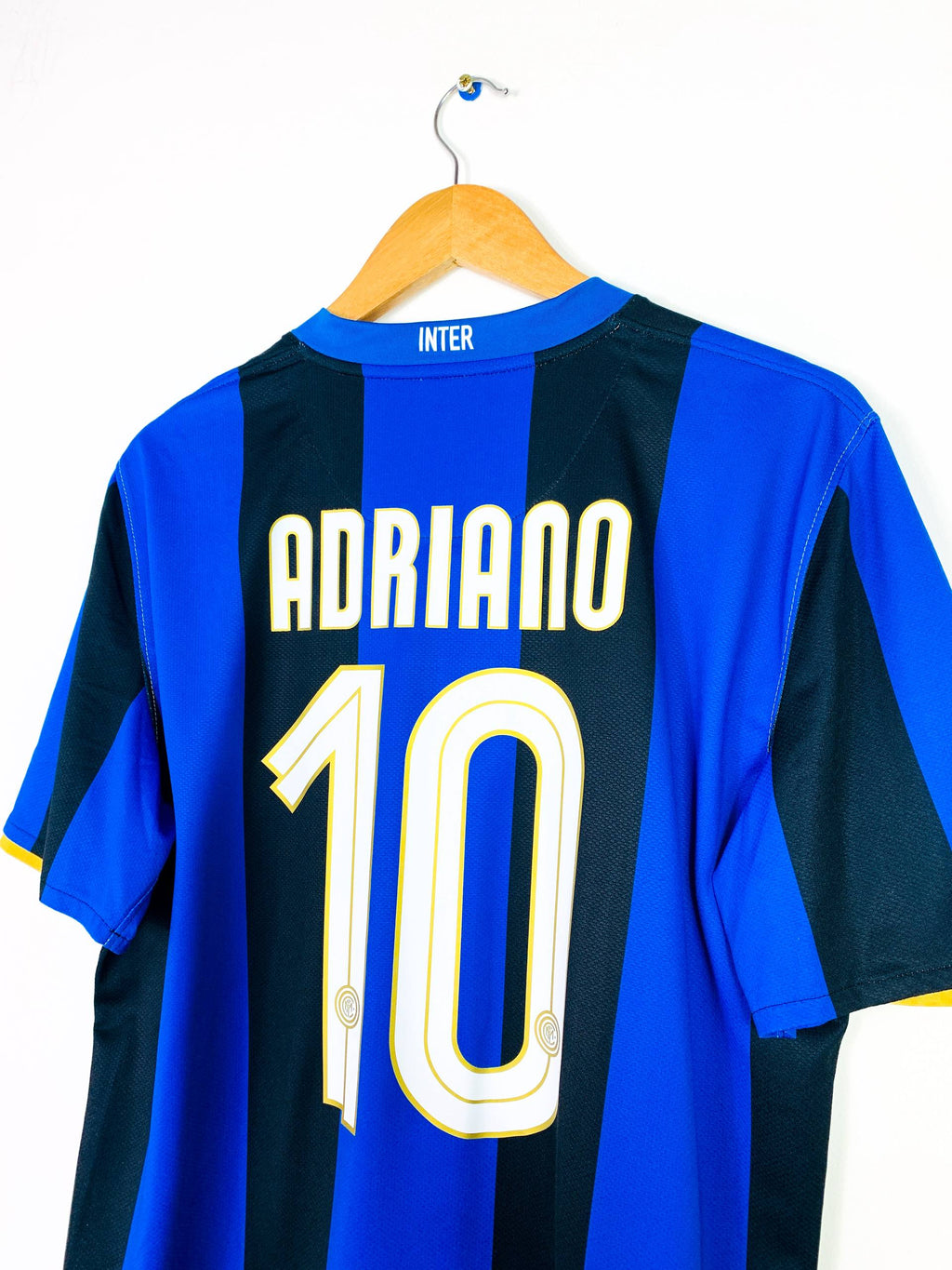 INTER MILAN 2008/2009 HOME SHIRT #10 ADRIANO [L]