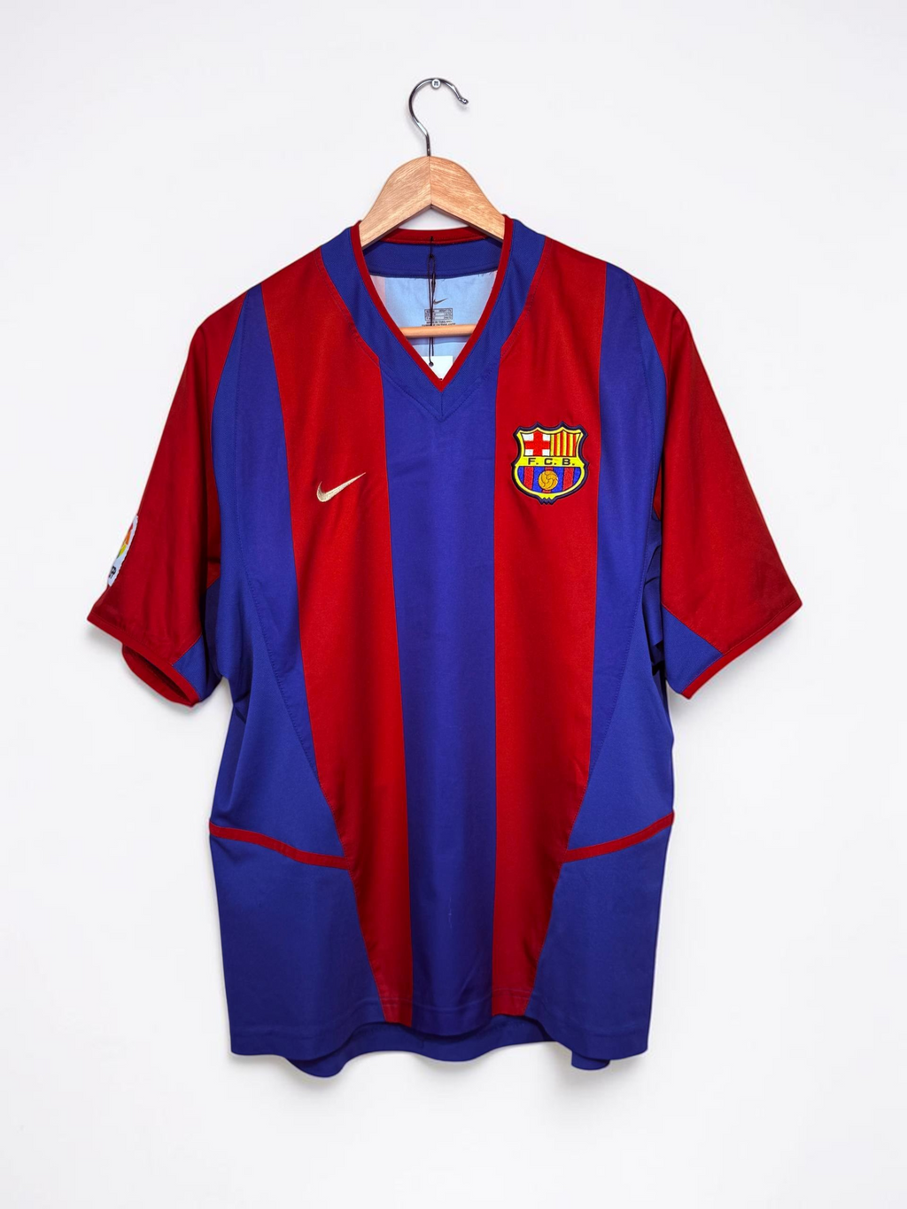 BARCELONA 2002/2003 HOME SHIRT #6 XAVI [M]