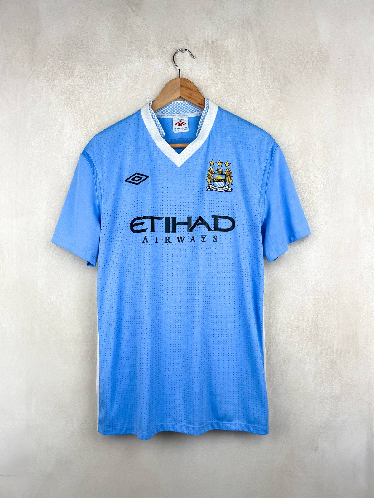 MANCHESTER CITY 2011/2012 HOME SHIRT #4 KOMPANY [L]