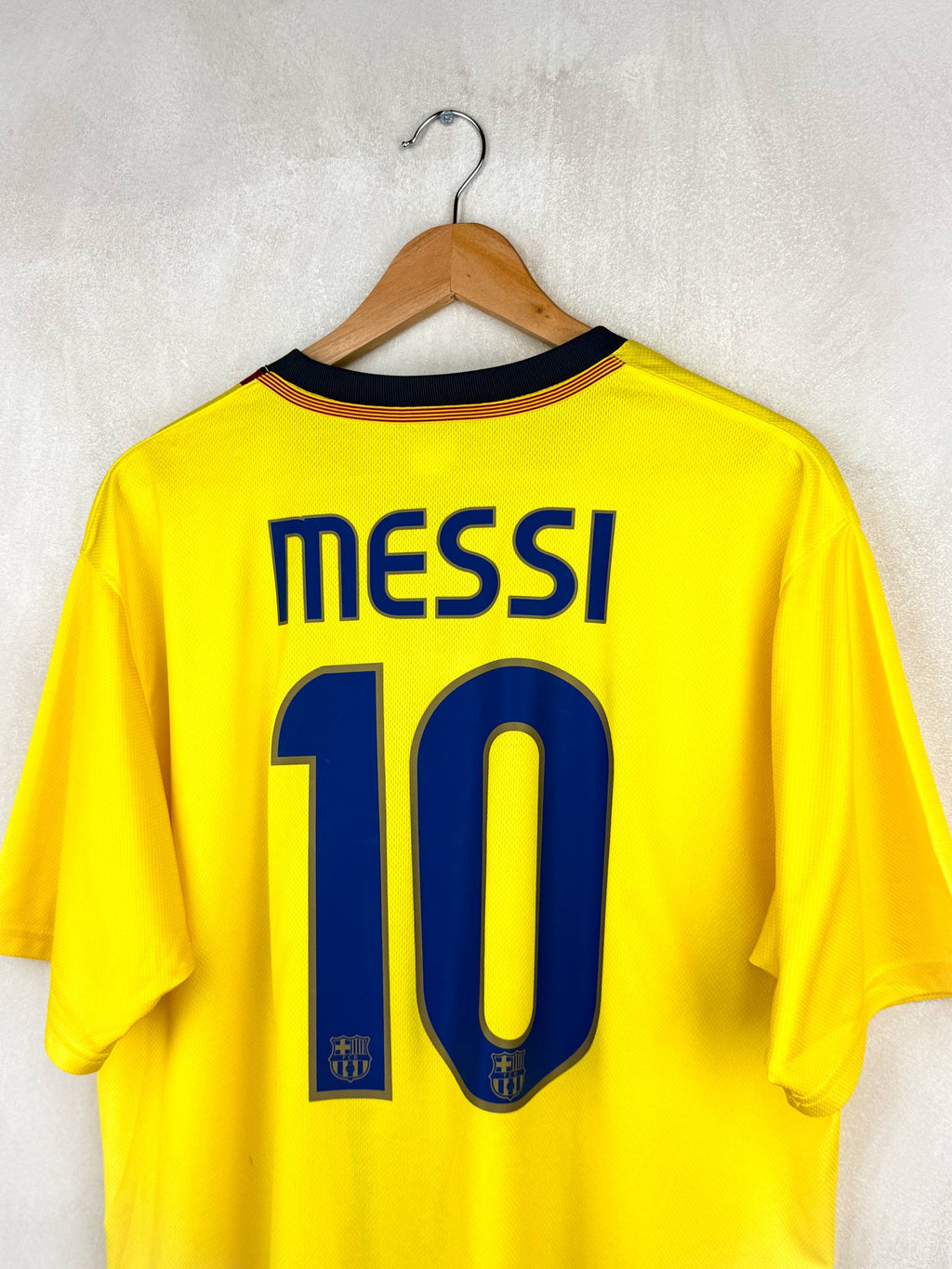 BARCELONA 2008/2009 *BASIC* AWAY SHIRT #10 MESSI [XL]