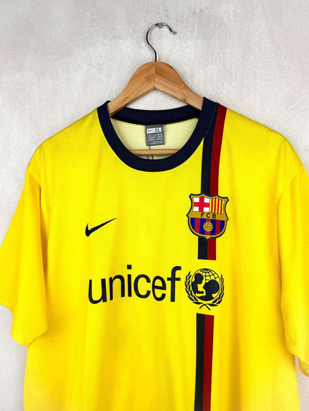 BARCELONA 2008/2009 *BASIC* AWAY SHIRT #10 MESSI [XL]