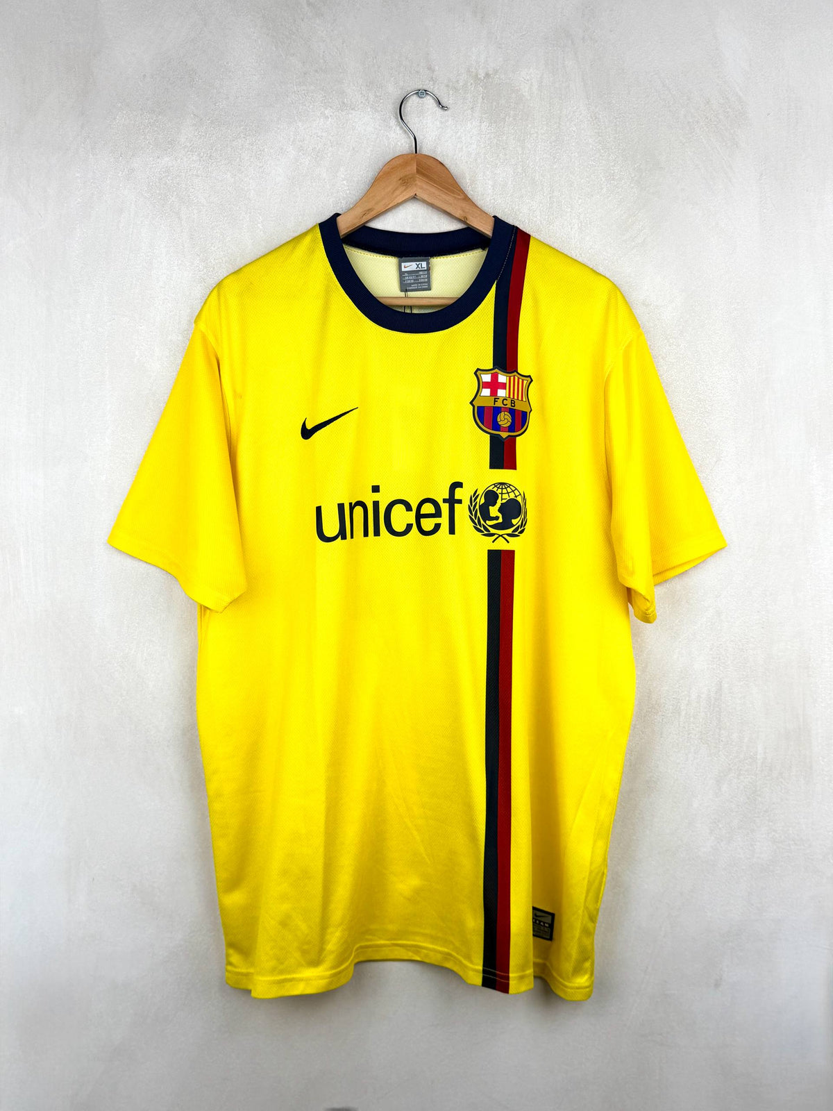 BARCELONA 2008/2009 *BASIC* AWAY SHIRT #10 MESSI [XL]