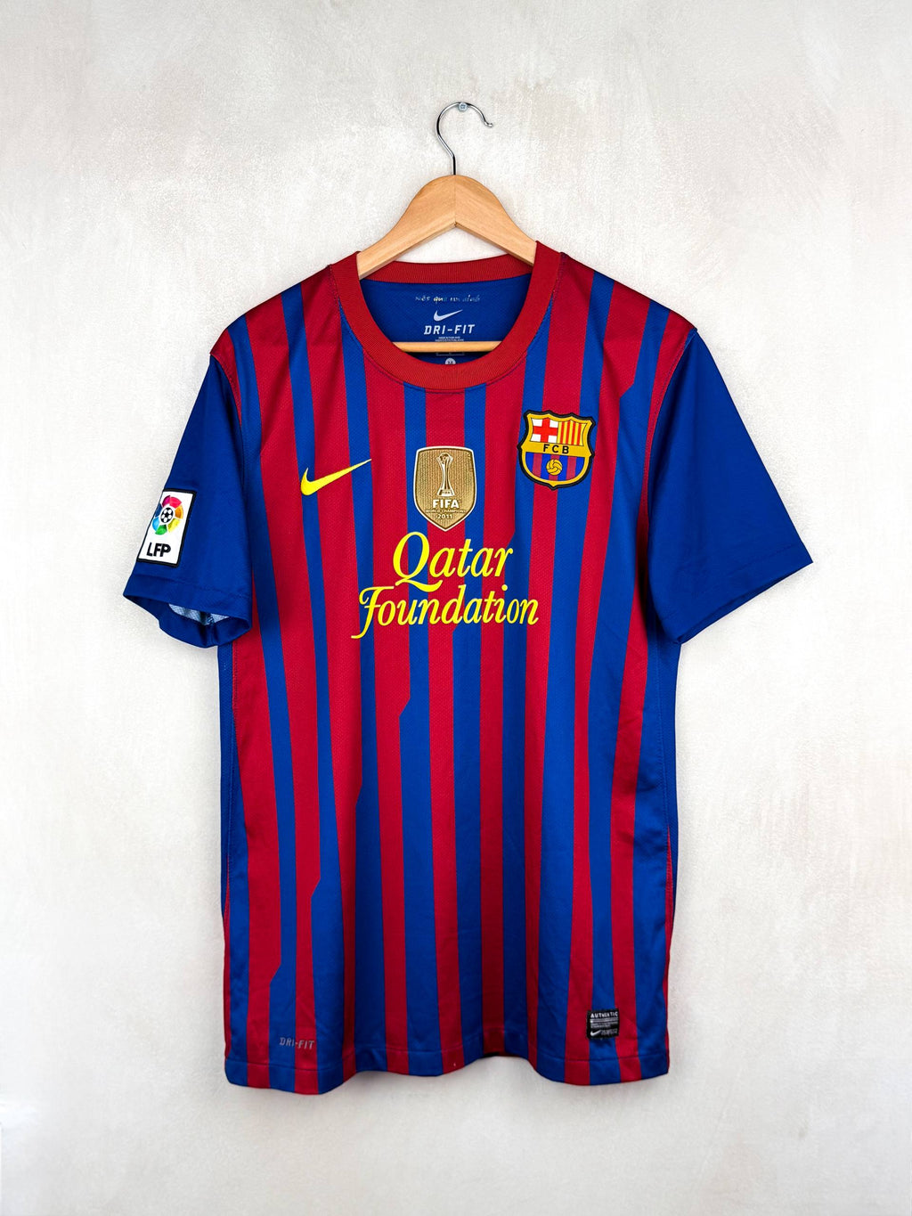 BARCELONA 2011/2012 HOME SHIRT #4 FABREGAS [M]