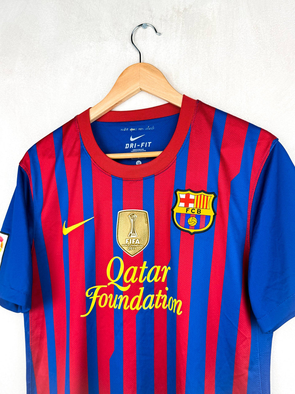 BARCELONA 2011/2012 HOME SHIRT #4 FABREGAS [M]