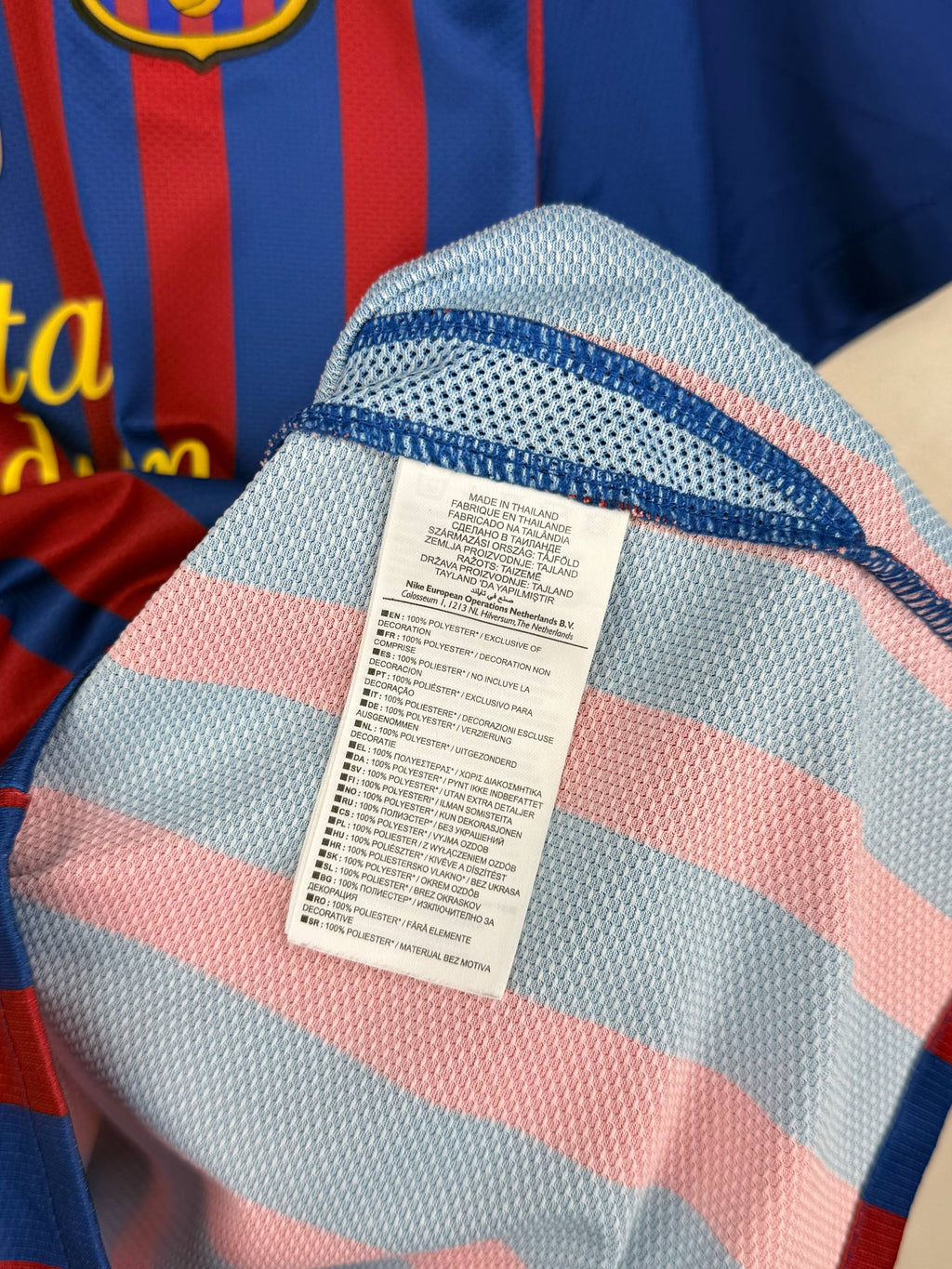 BARCELONA 2011/2012 HOME SHIRT #4 FABREGAS [M]