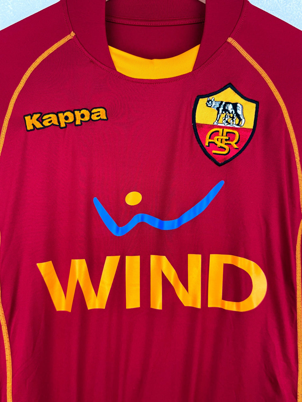 AS ROMA 2008/2009 HOME SHIRT #9 VUCINIC *L/S* [S]