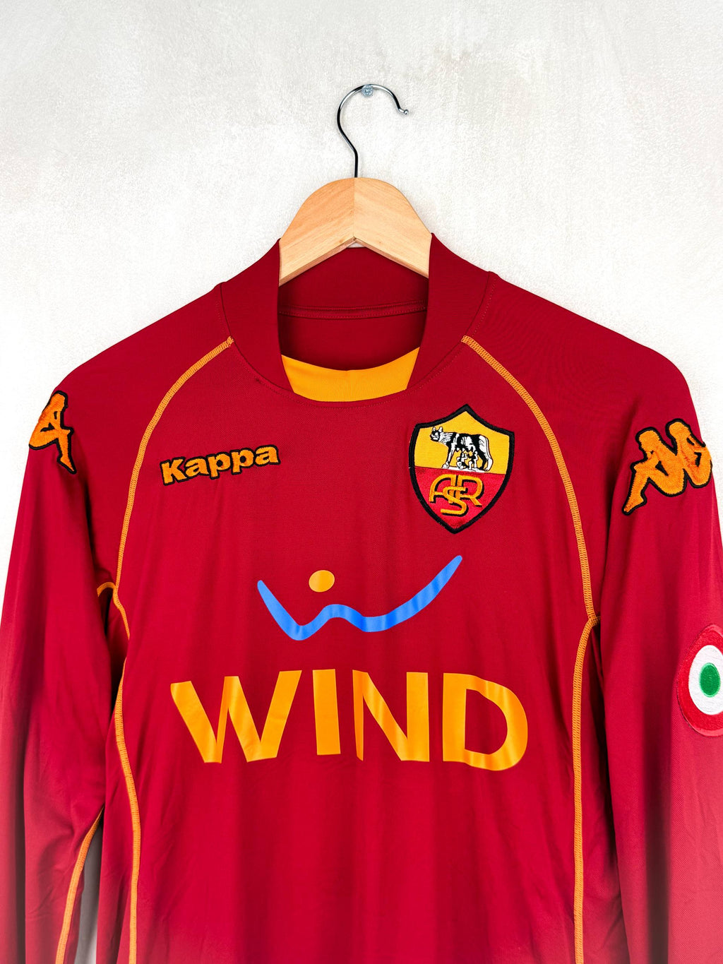 AS ROMA 2008/2009 HOME SHIRT #9 VUCINIC *L/S* [S]