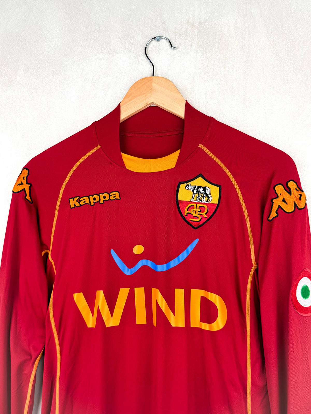 AS ROMA 2008/2009 HOME SHIRT #9 VUCINIC *L/S* [S]