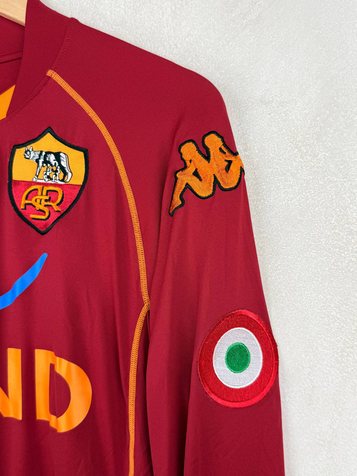 AS ROMA 2008/2009 HOME SHIRT #9 VUCINIC *L/S* [S]