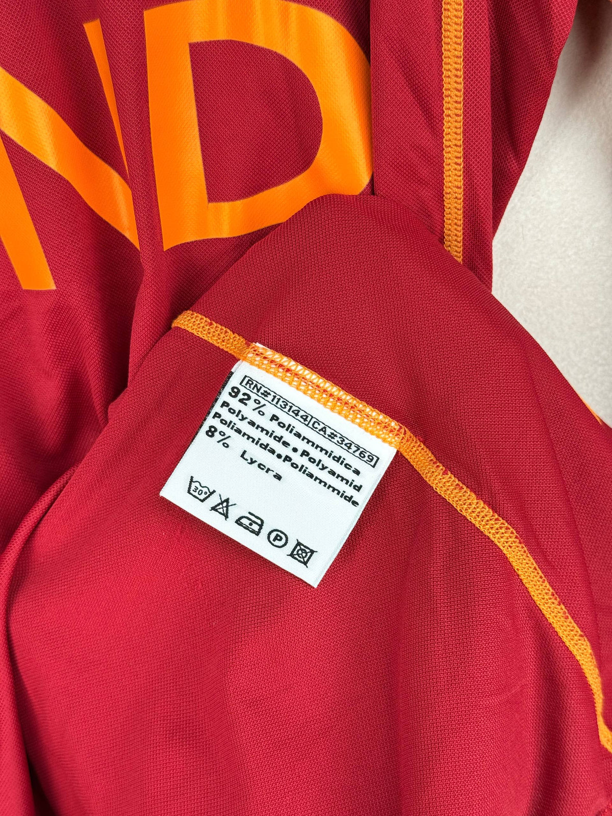AS ROMA 2008/2009 HOME SHIRT #9 VUCINIC *L/S* [S]