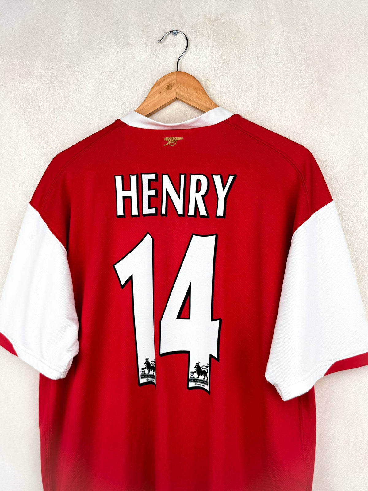 ARSENAL 2006/2008 HOME SHIRT #14 HENRY [XXL]