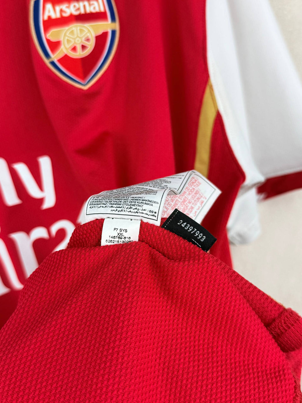 ARSENAL 2006/2008 HOME SHIRT #14 HENRY [XXL]