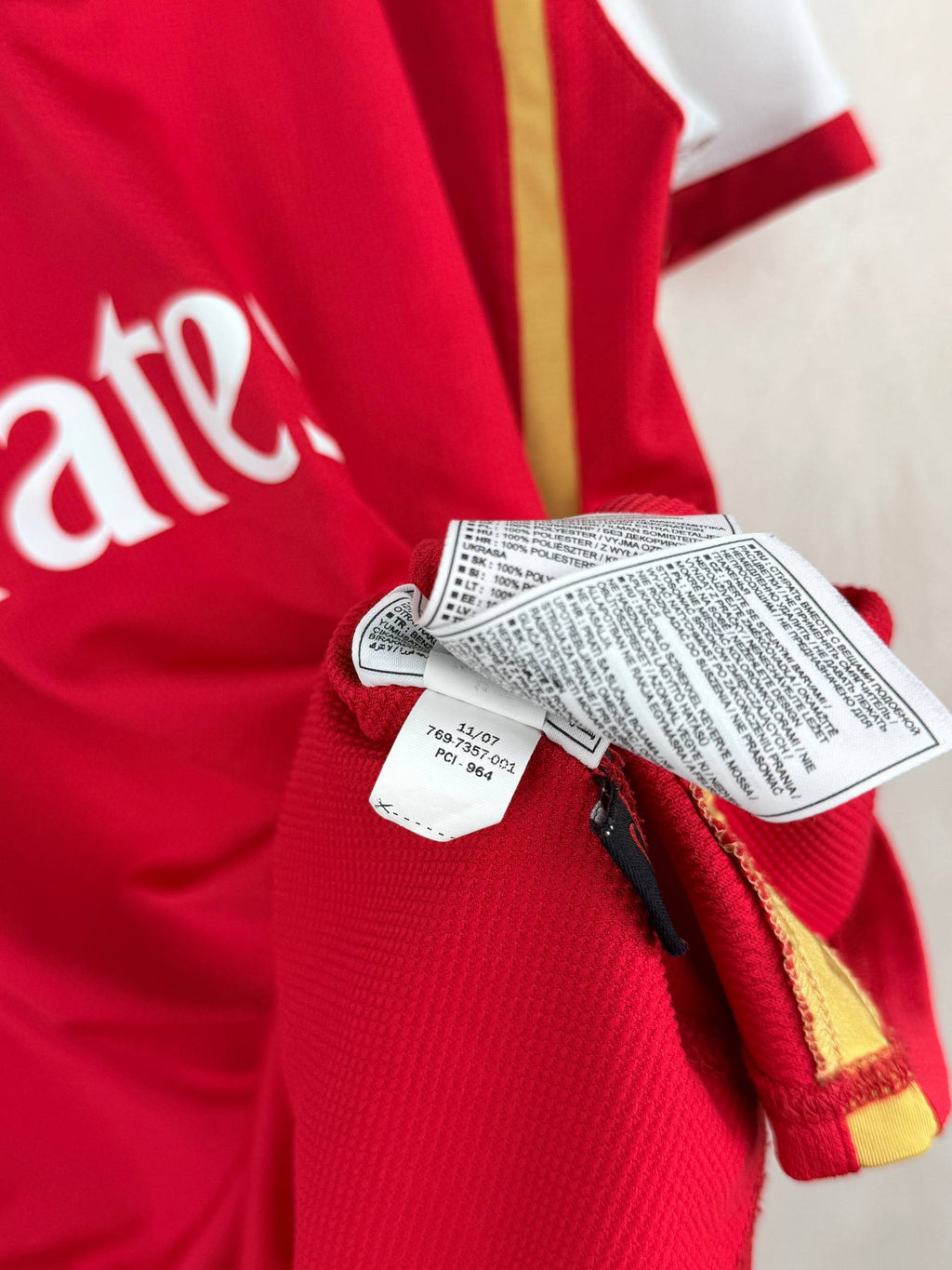 ARSENAL 2006/2008 HOME SHIRT #14 HENRY [XXL]