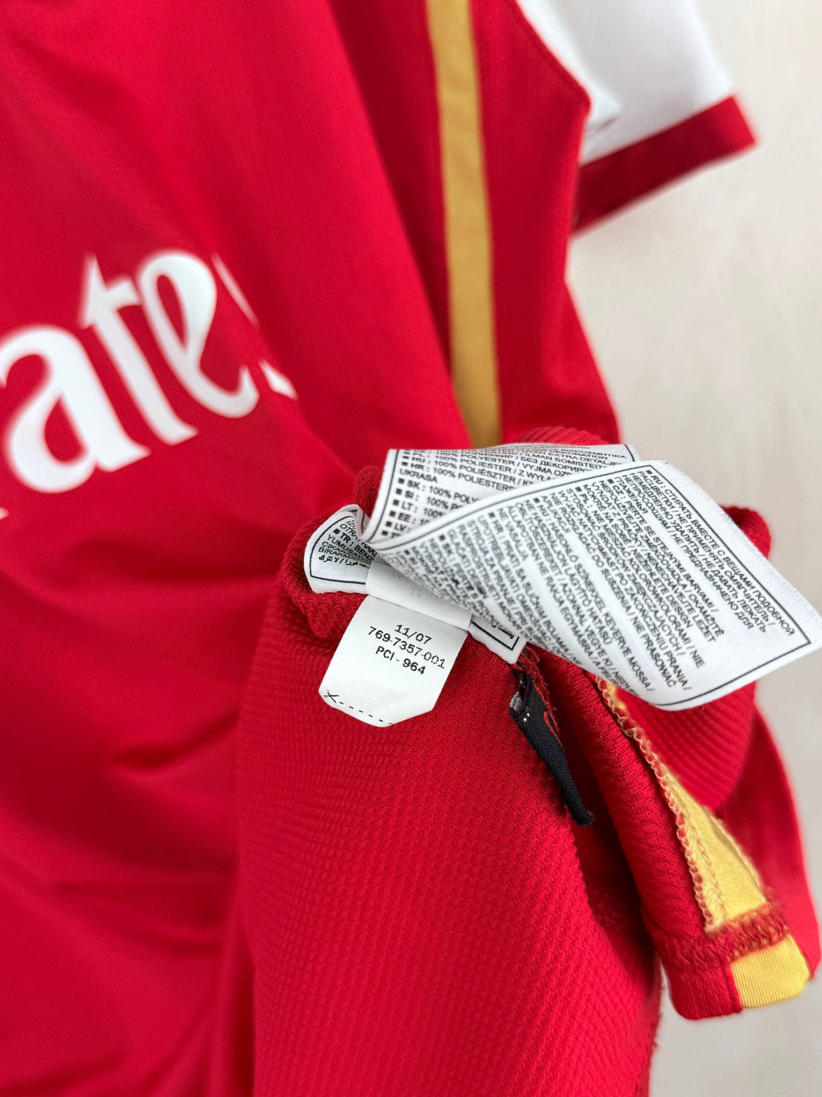 ARSENAL 2006/2008 HOME SHIRT #14 HENRY [XXL]