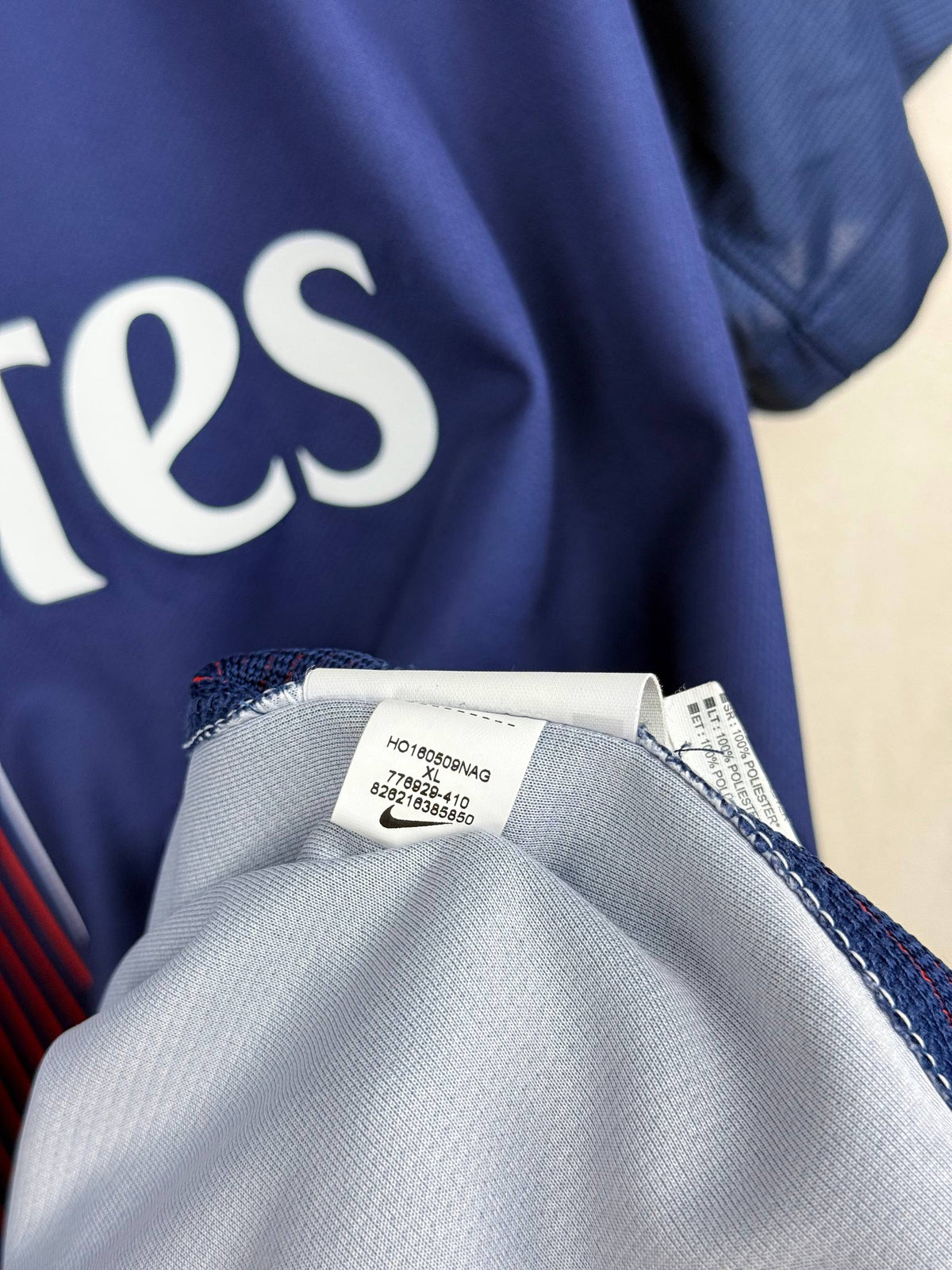 PSG 2016/2017 HOME SHIRT #10 IBRAHIMOVIC [XL]