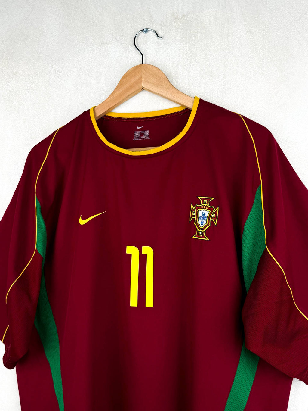 PORTUGAL 2002/2004 HOME SHIRT #11 C.RONALDO [XL]