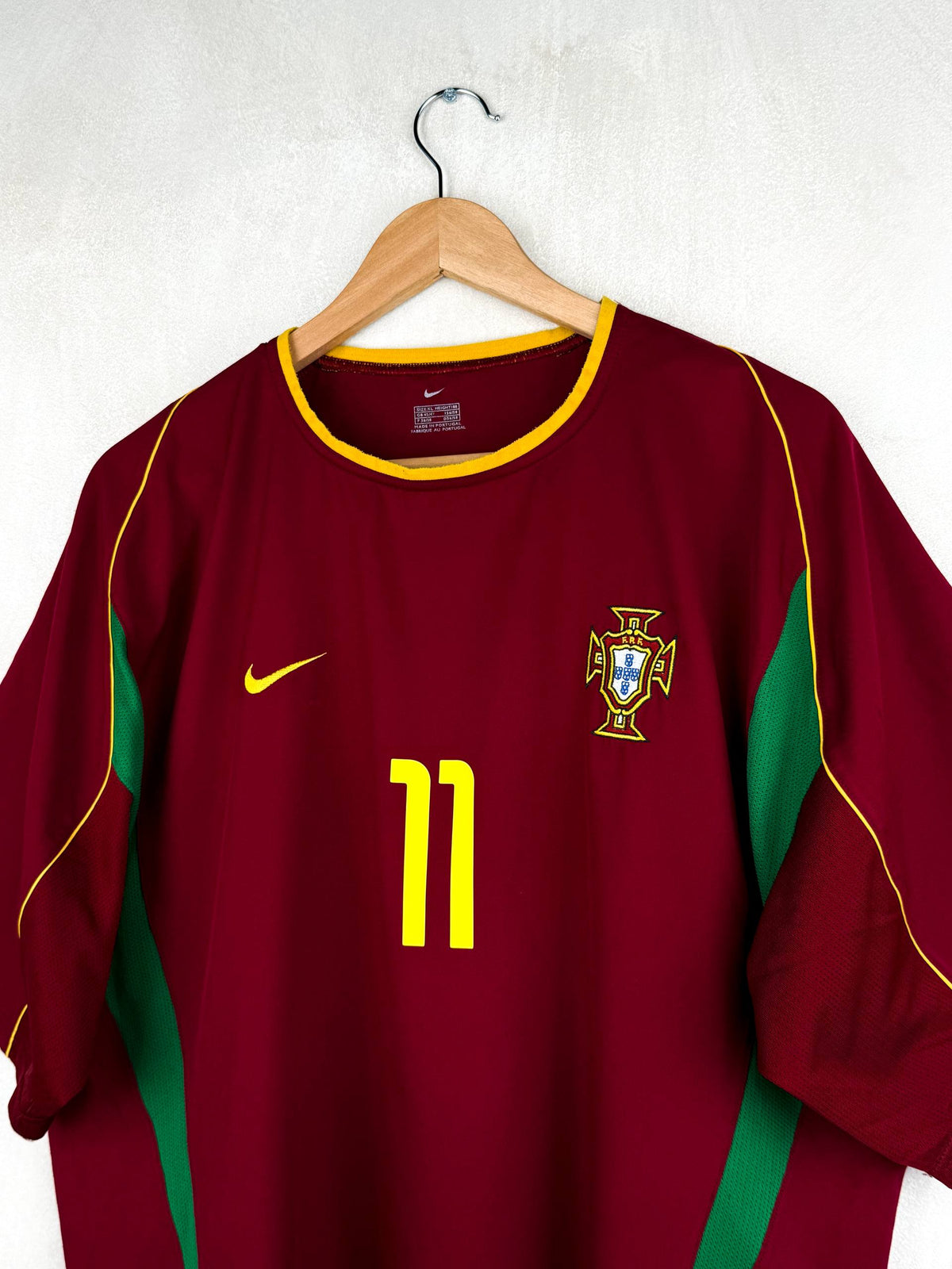 PORTUGAL 2002/2004 HOME SHIRT #11 C.RONALDO [XL]