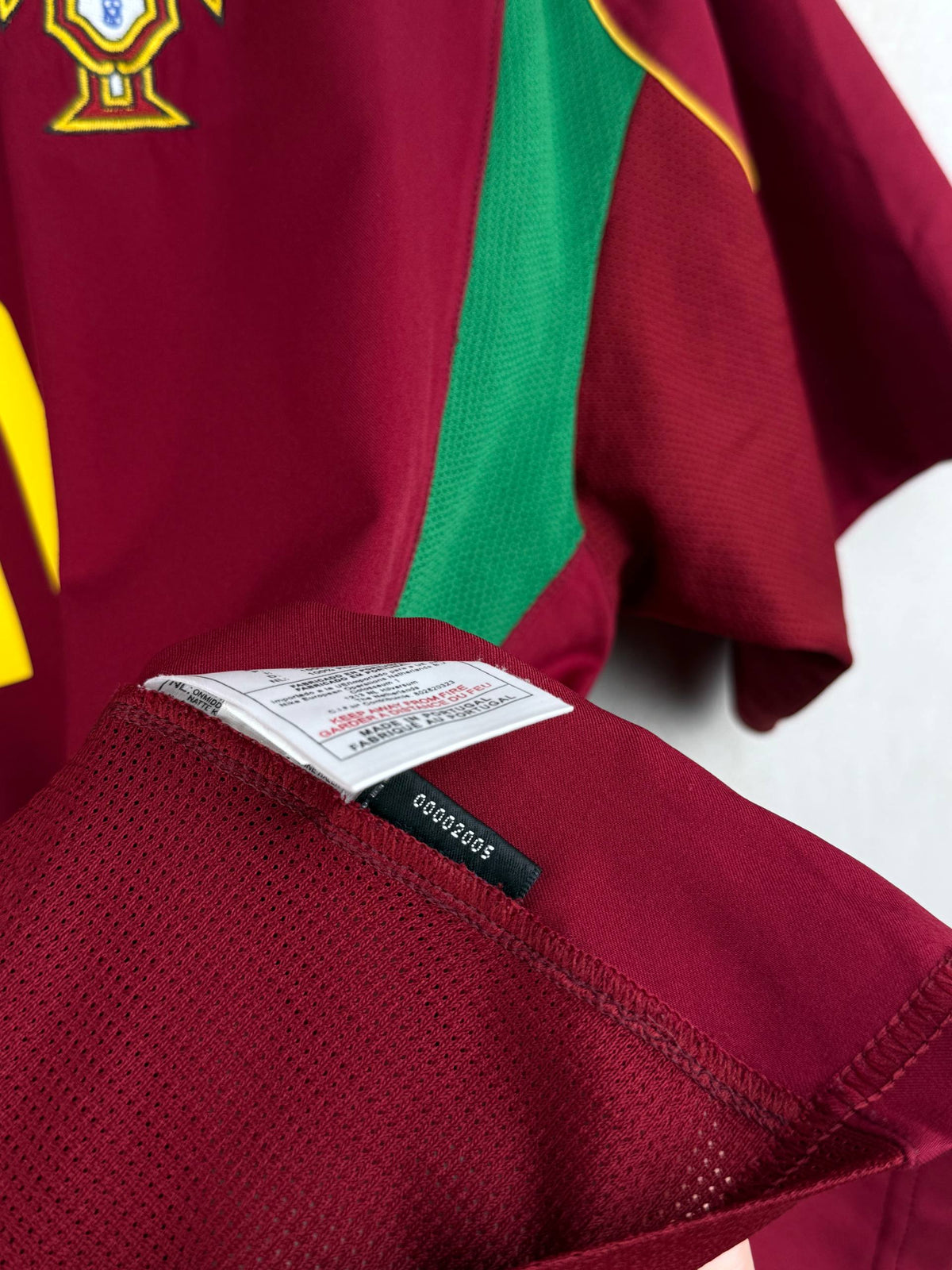 PORTUGAL 2002/2004 HOME SHIRT #11 C.RONALDO [XL]