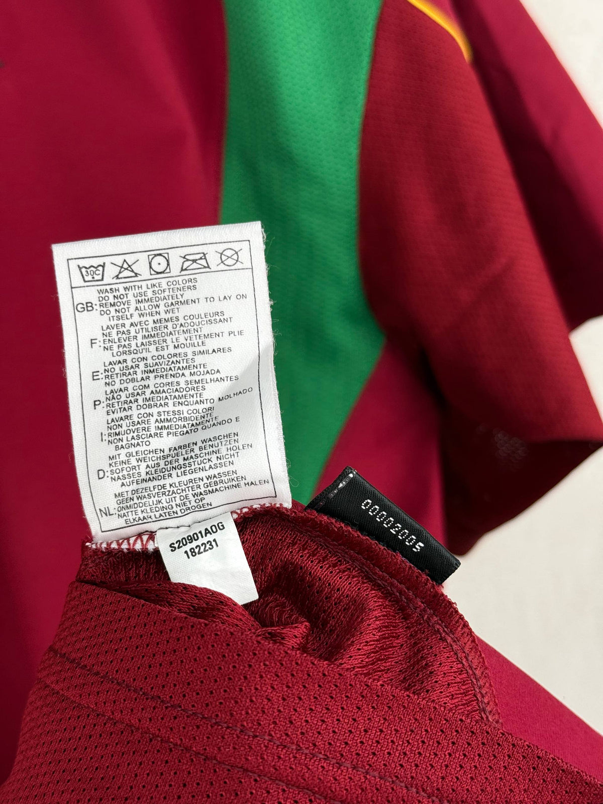 PORTUGAL 2002/2004 HOME SHIRT #11 C.RONALDO [XL]
