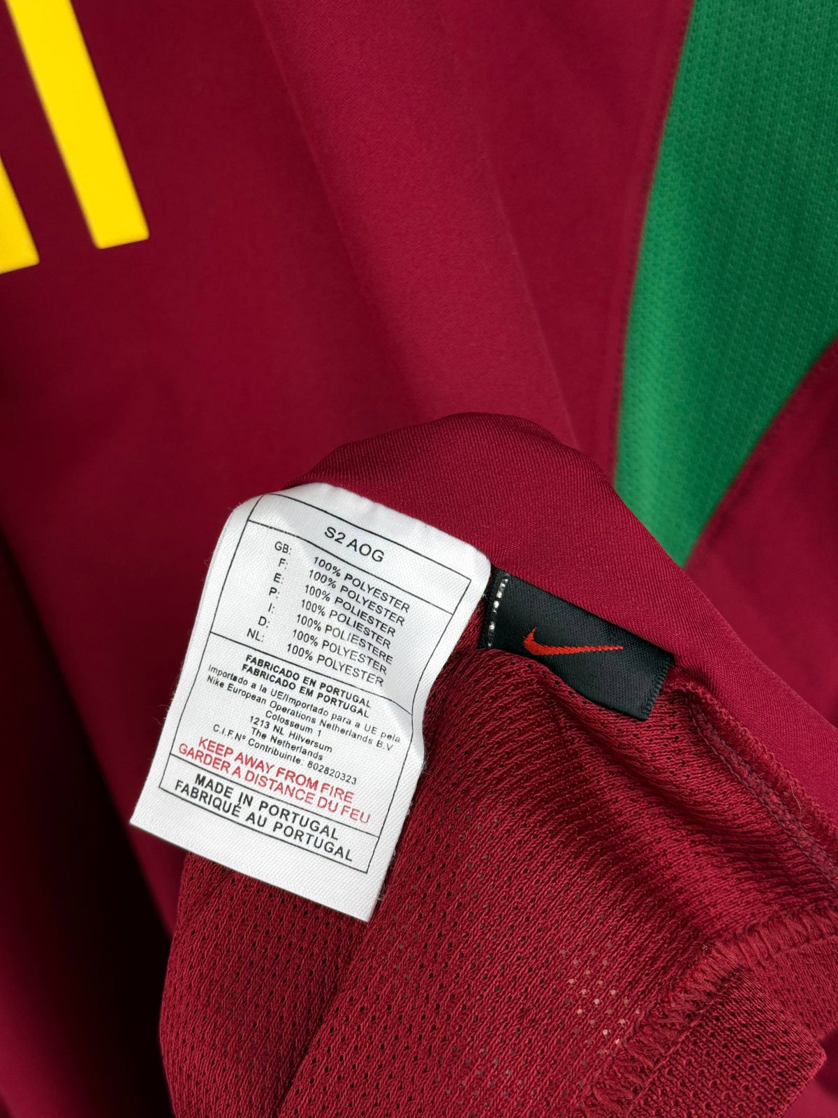 PORTUGAL 2002/2004 HOME SHIRT #11 C.RONALDO [XL]