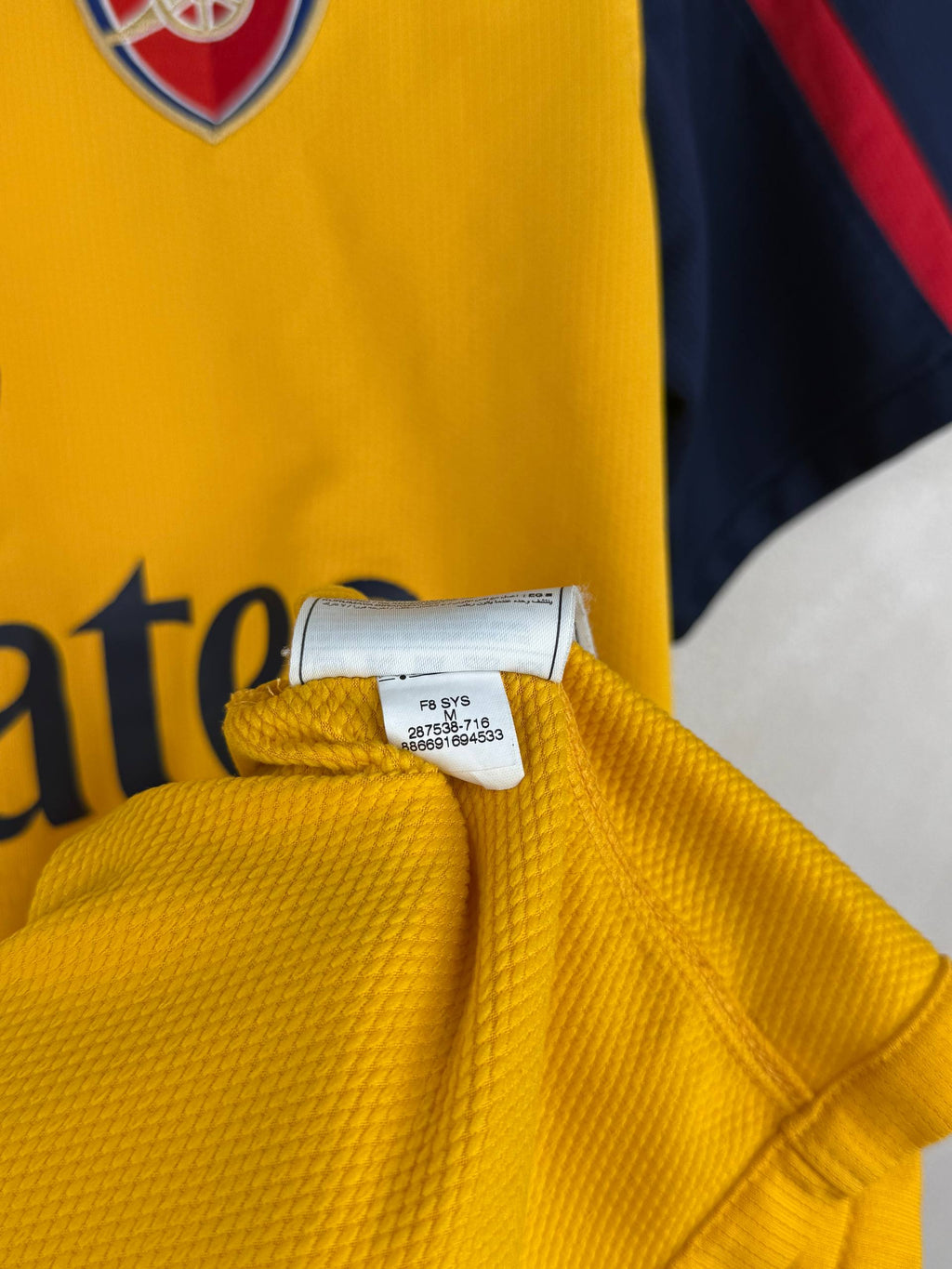 ARSENAL 2008/2009 AWAY SHIRT #4 FABREGAS [M]