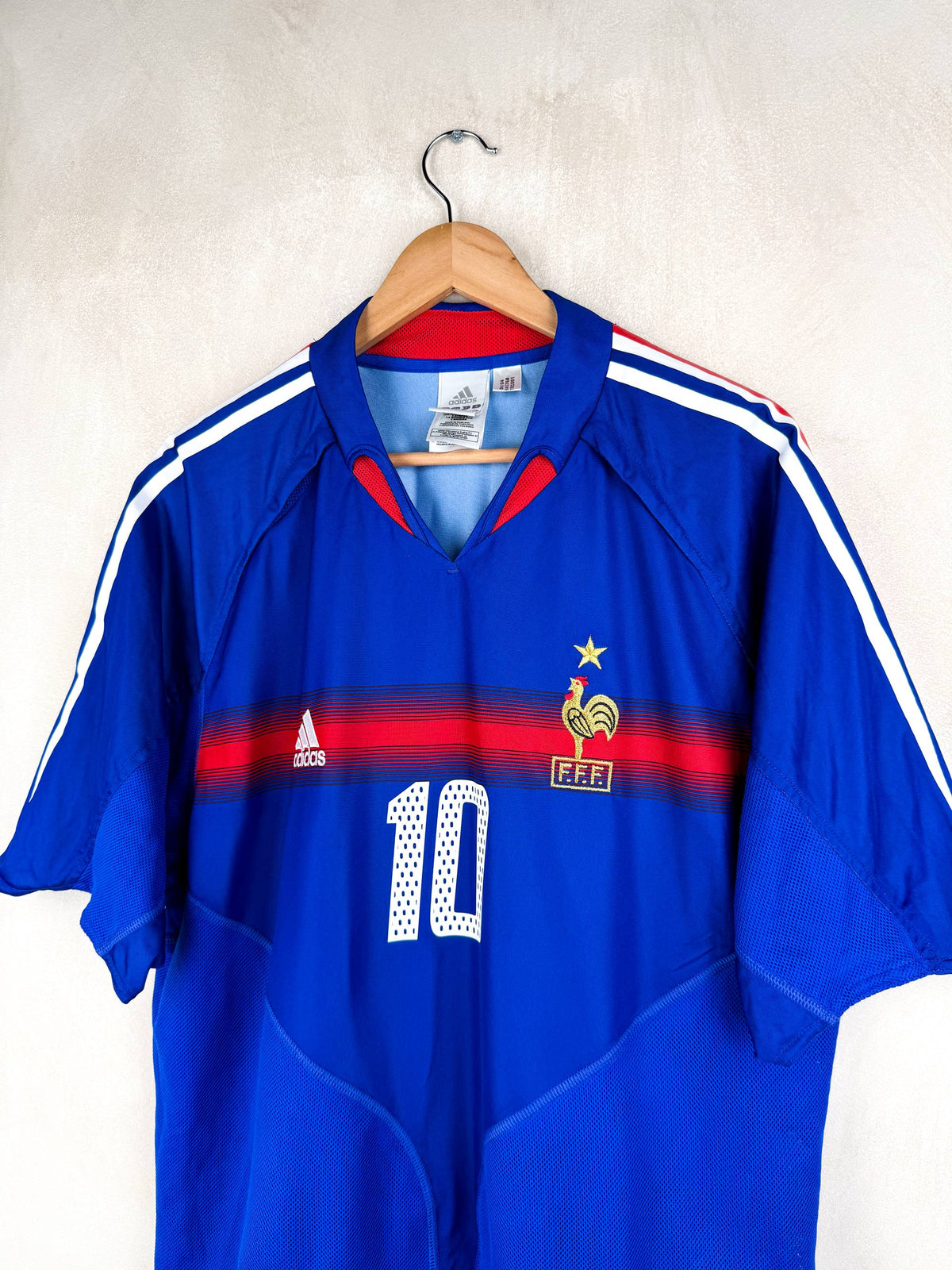 FRANCE 2004/2006 HOME SHIRT #10 ZIDANE [XL]